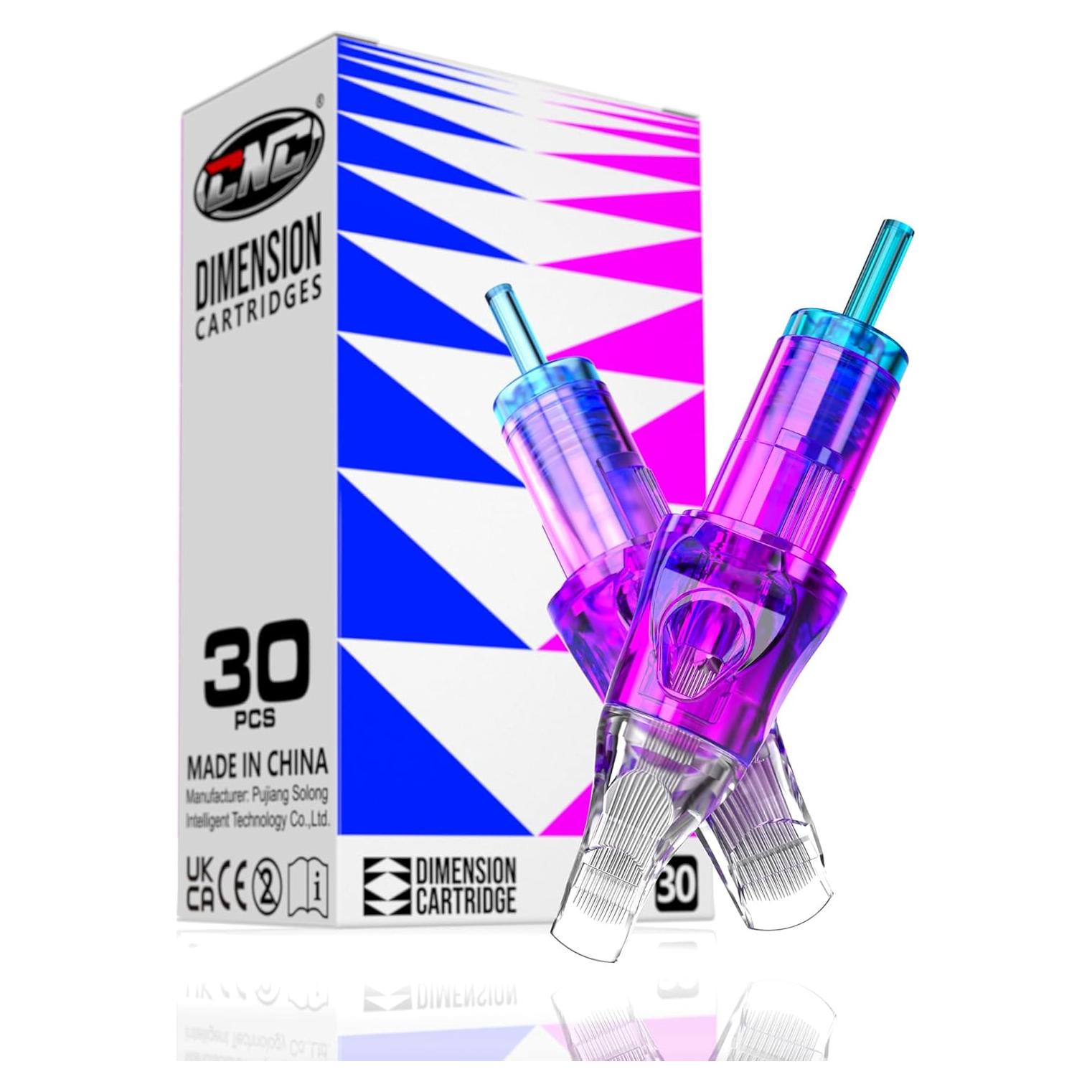 Agujas de Cartucho de Tatuaje CNC 30pcs Variadas #10 #12 RM