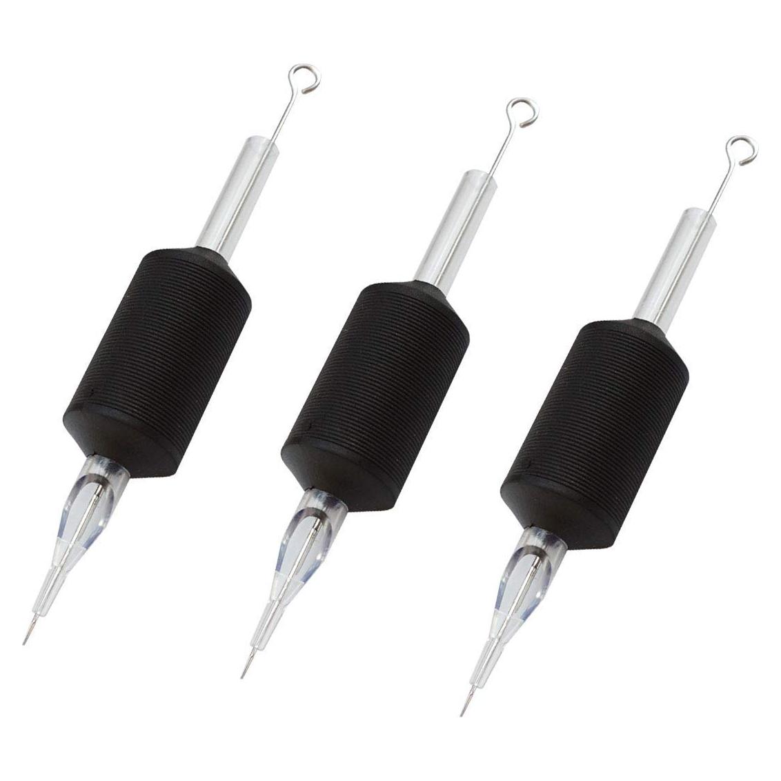 Combo 20 Agujas y Tubos Desechables Tatuaje Tatmax 2.54cm