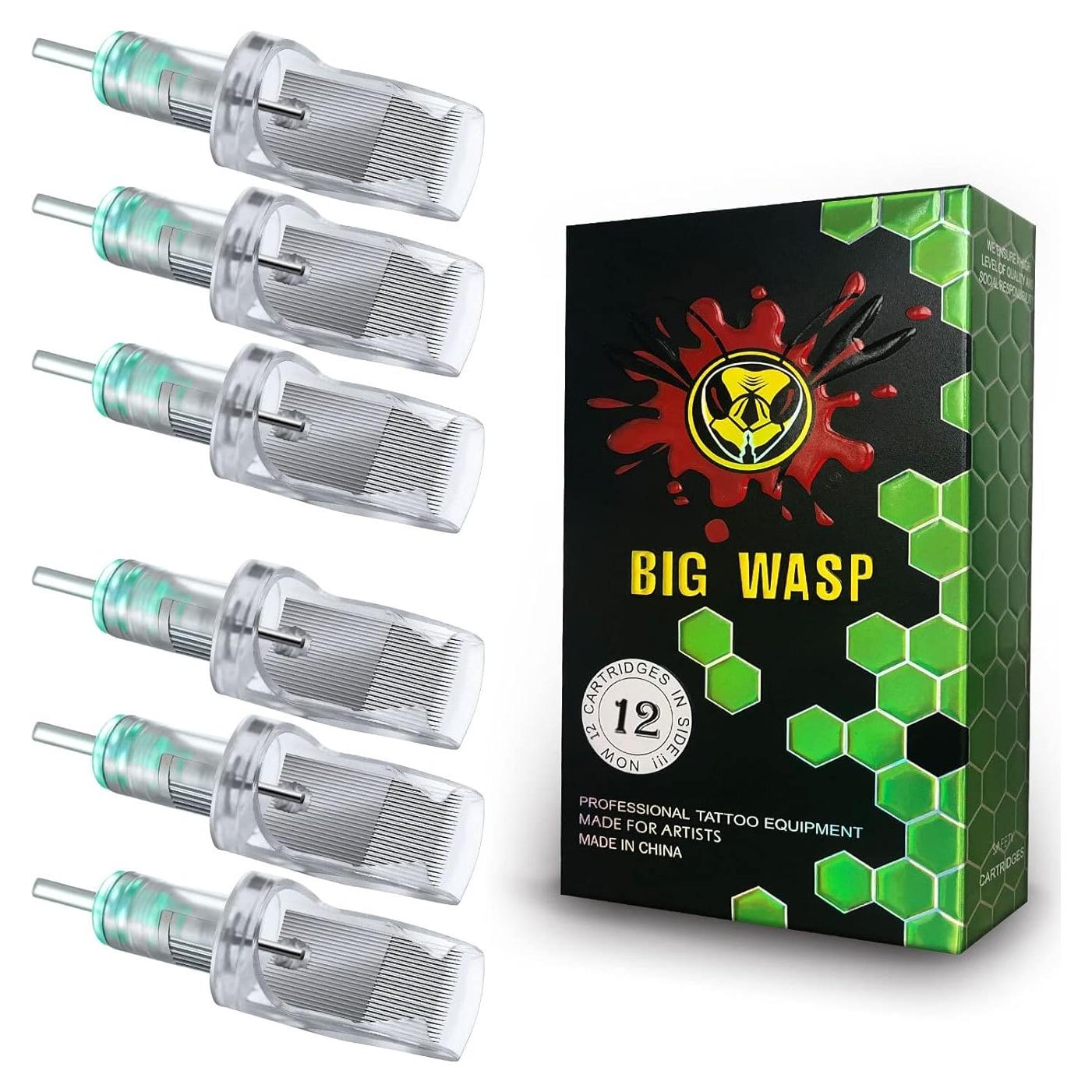 Agujas de Cartucho de Tatuaje Magnum Grande BIGWASP 12PCS 1235M1