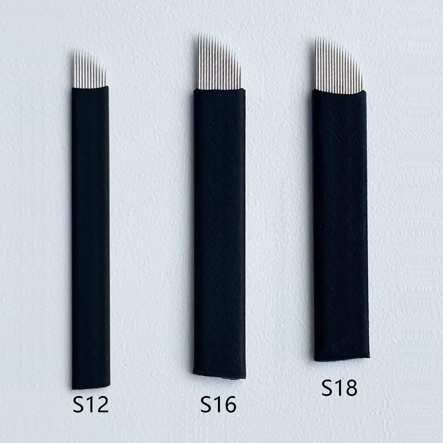 Agujas Microblading WOLAYI S16 30 Pcs 0.18mm Acero Inoxidable