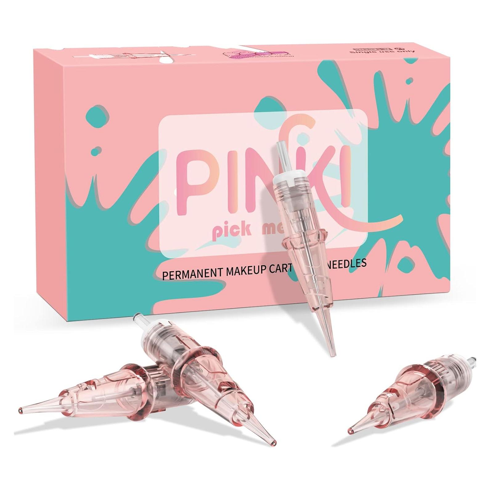 Agujas de Cartucho Pinki EZ para Tatuaje 20Pcs 0.3MM 1RL