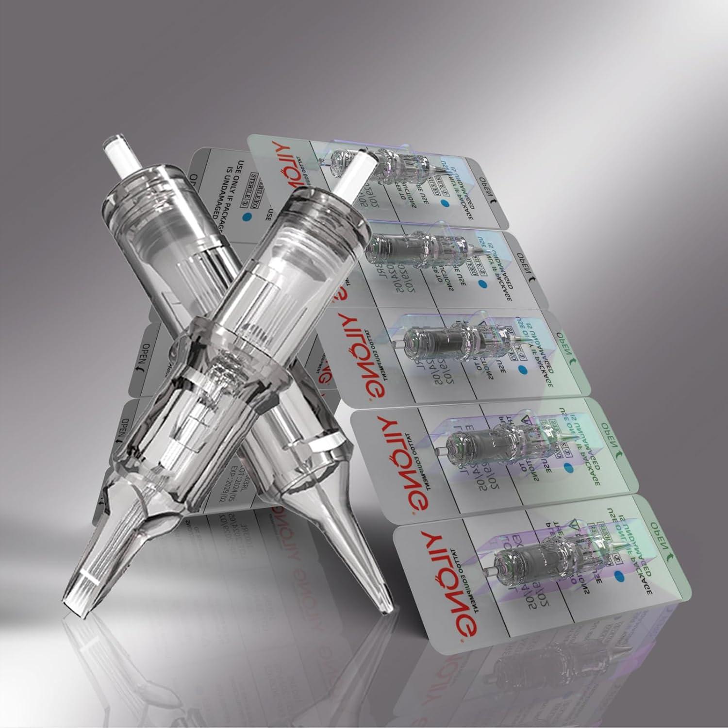 Agujas de Tatuaje YILONG 20pcs 0.3mm Liner Redondo Desechables