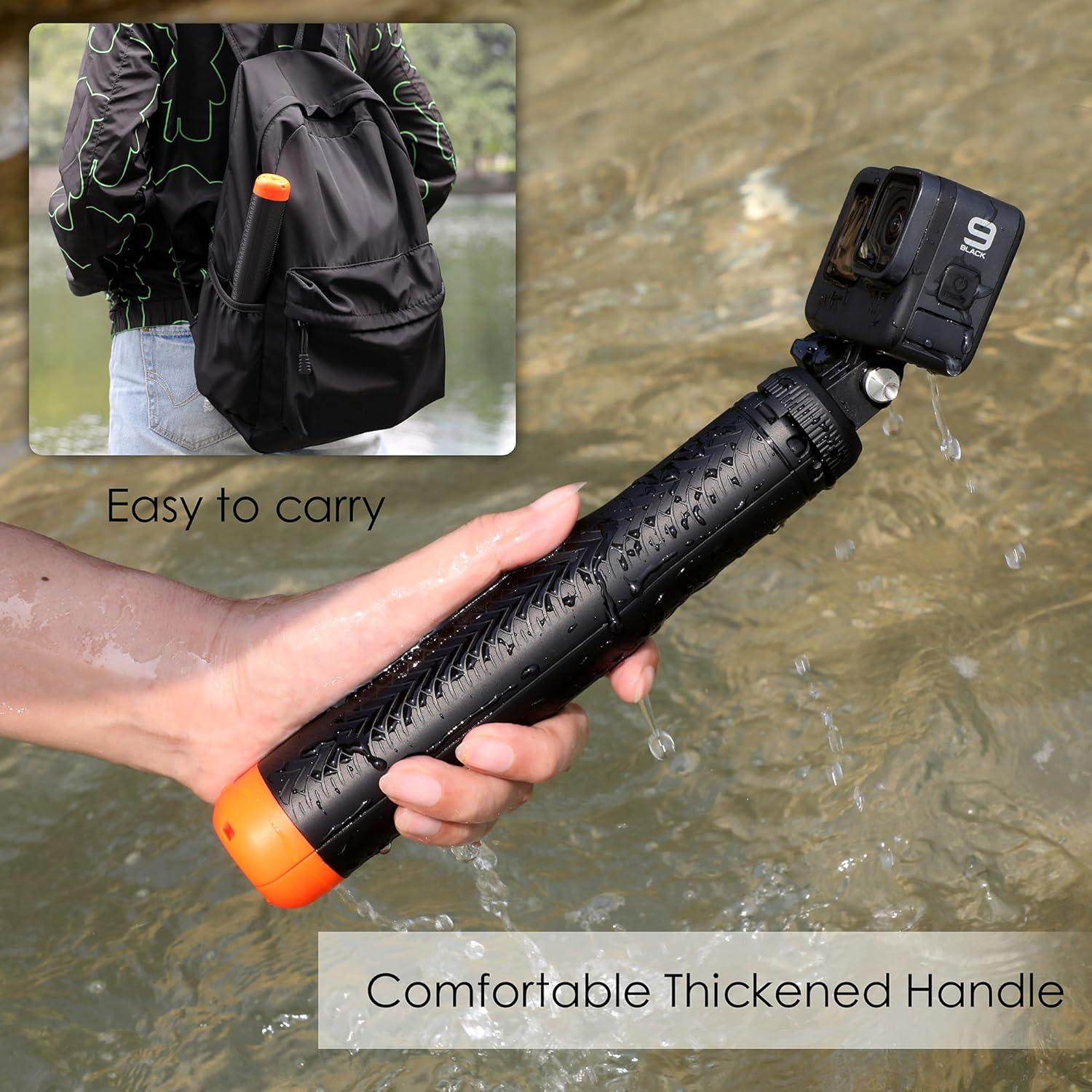 Bastón de Selfie Flotante YALLSAME para GoPro y Cámaras de Acción