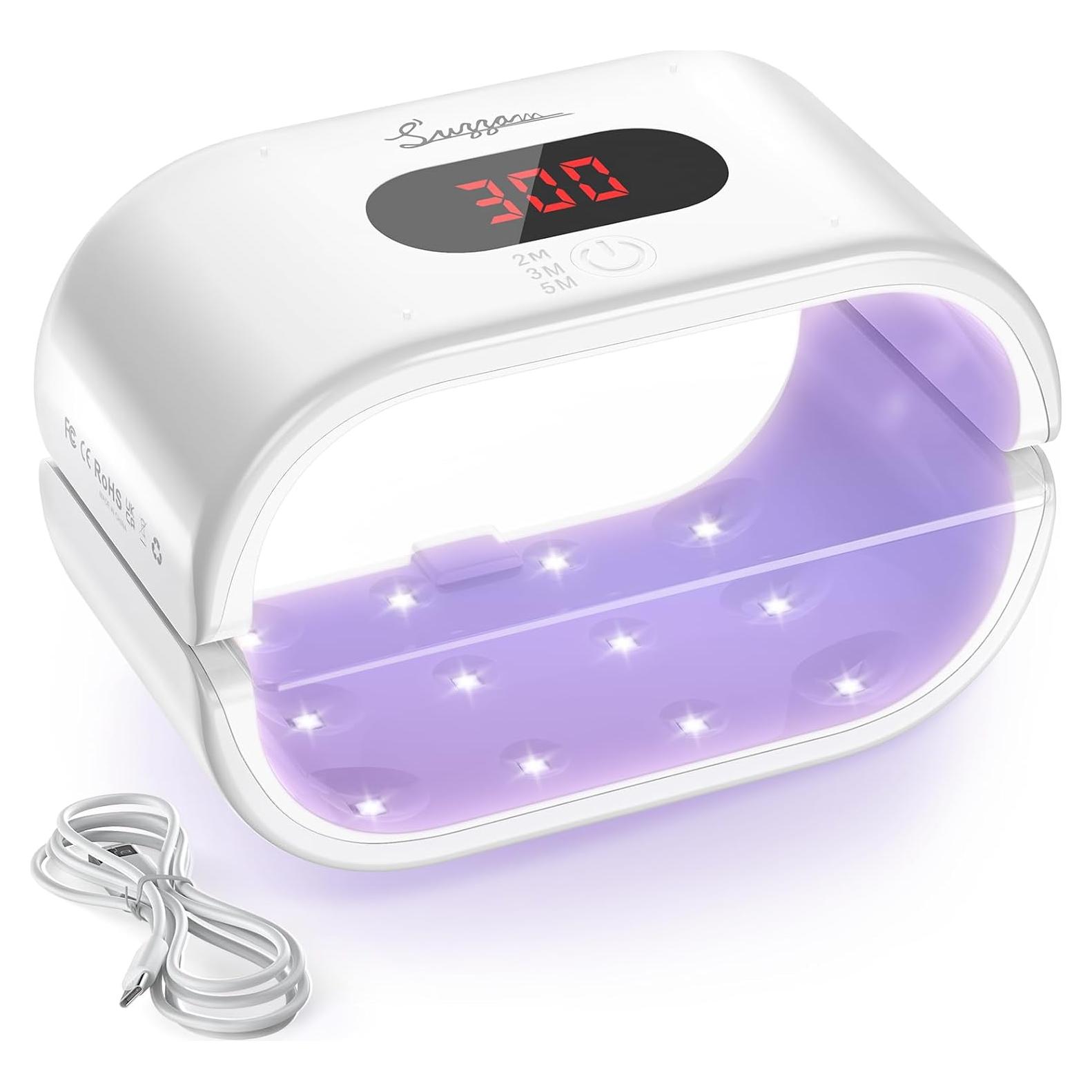 Luz UV para Resina Suzzam 36W Doble Cara 360° Pantalla Digital