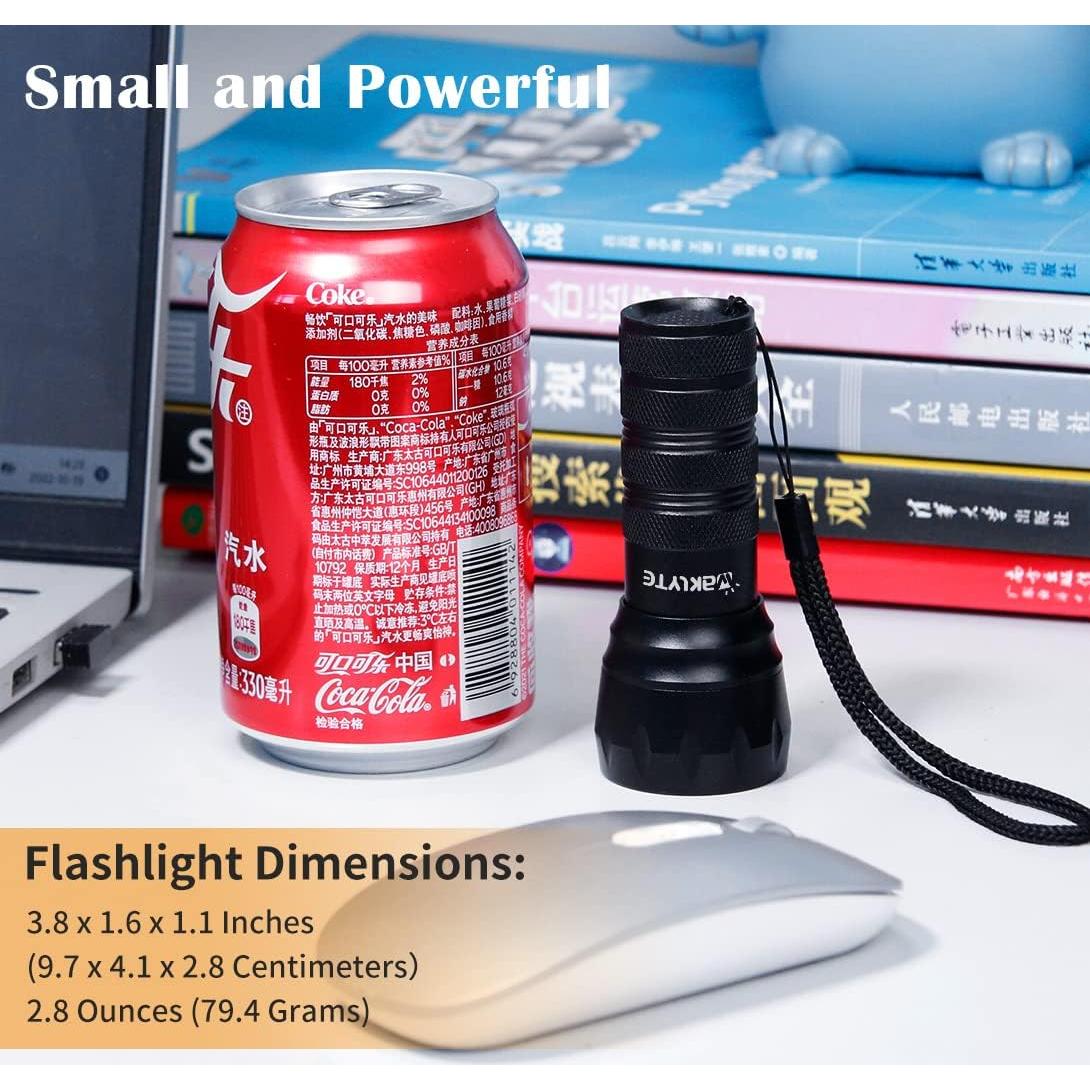 Linterna UV Waklyte D16A-1, 21 LED 395nm, Mini Luz Negra
