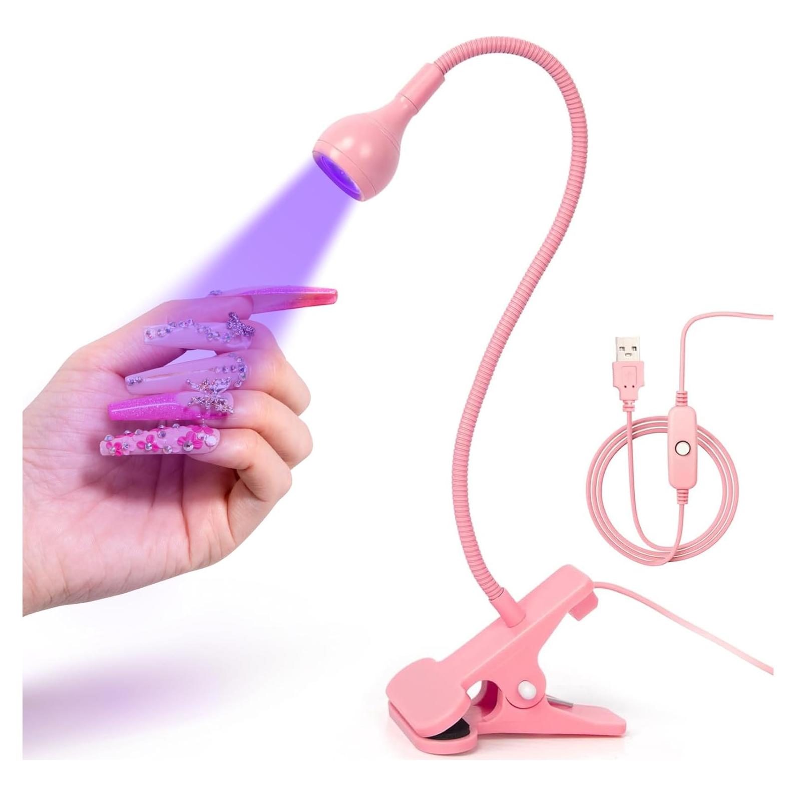 Lámpara de Uñas UV LED Krofaue MJD 3W 140cm 4 Niveles Ajustables