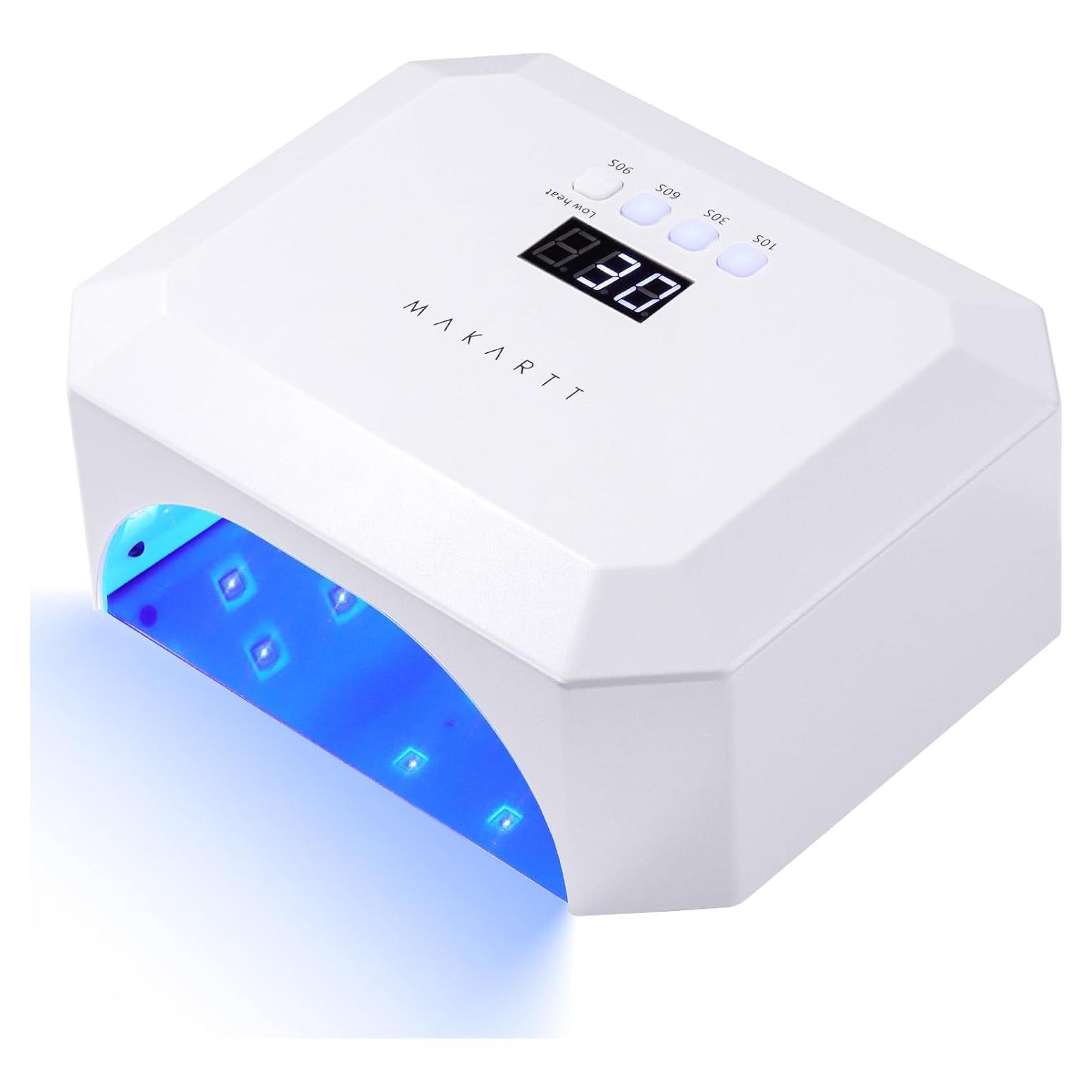 Lámpara de Uñas UV LED Makartt Aurora 36W Recargable