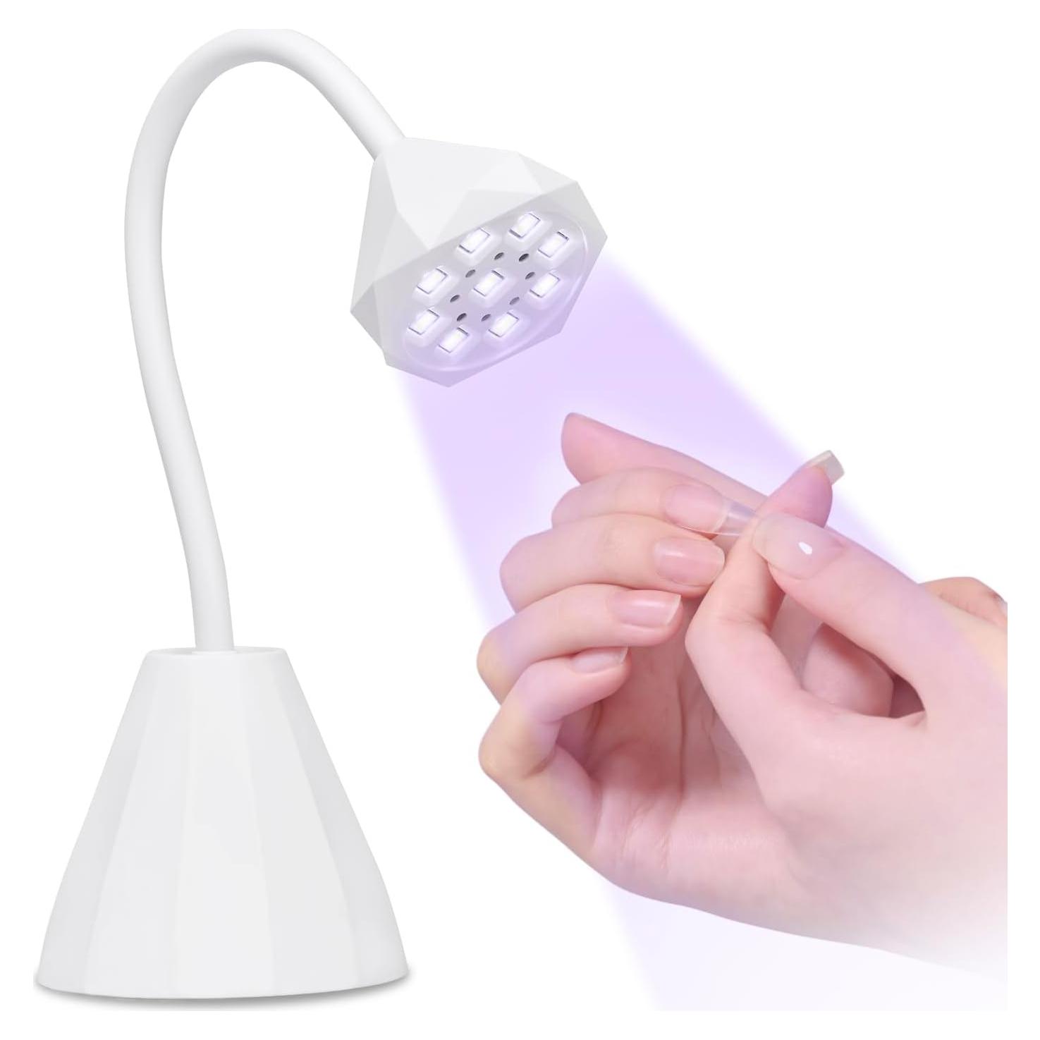 Lámpara de Uñas Inalámbrica GAOY Omin-Cure UV 9 LED 230g