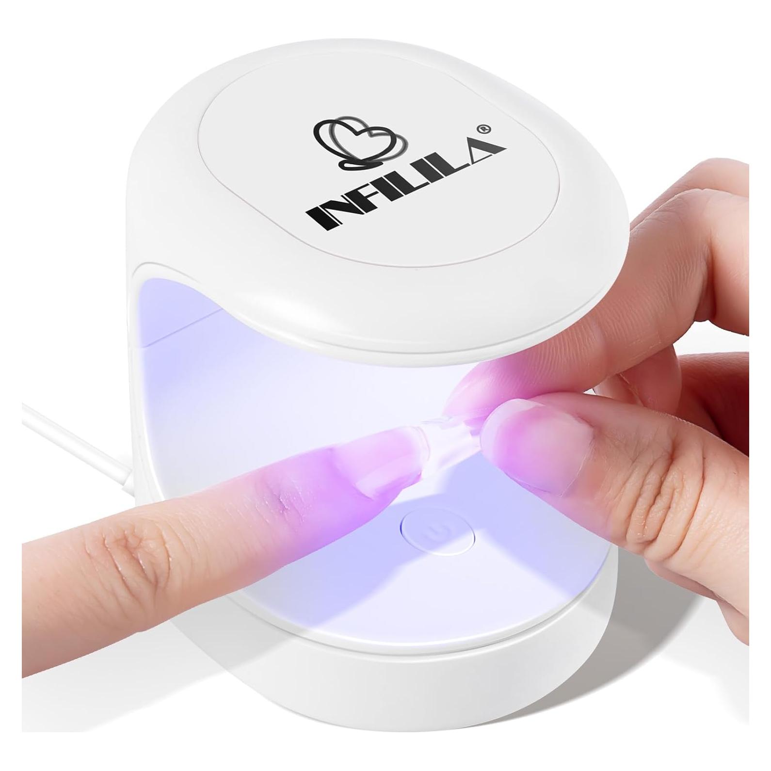 Mini Lámpara de Uñas UV/LED NXJ INFILILA 16W Portátil