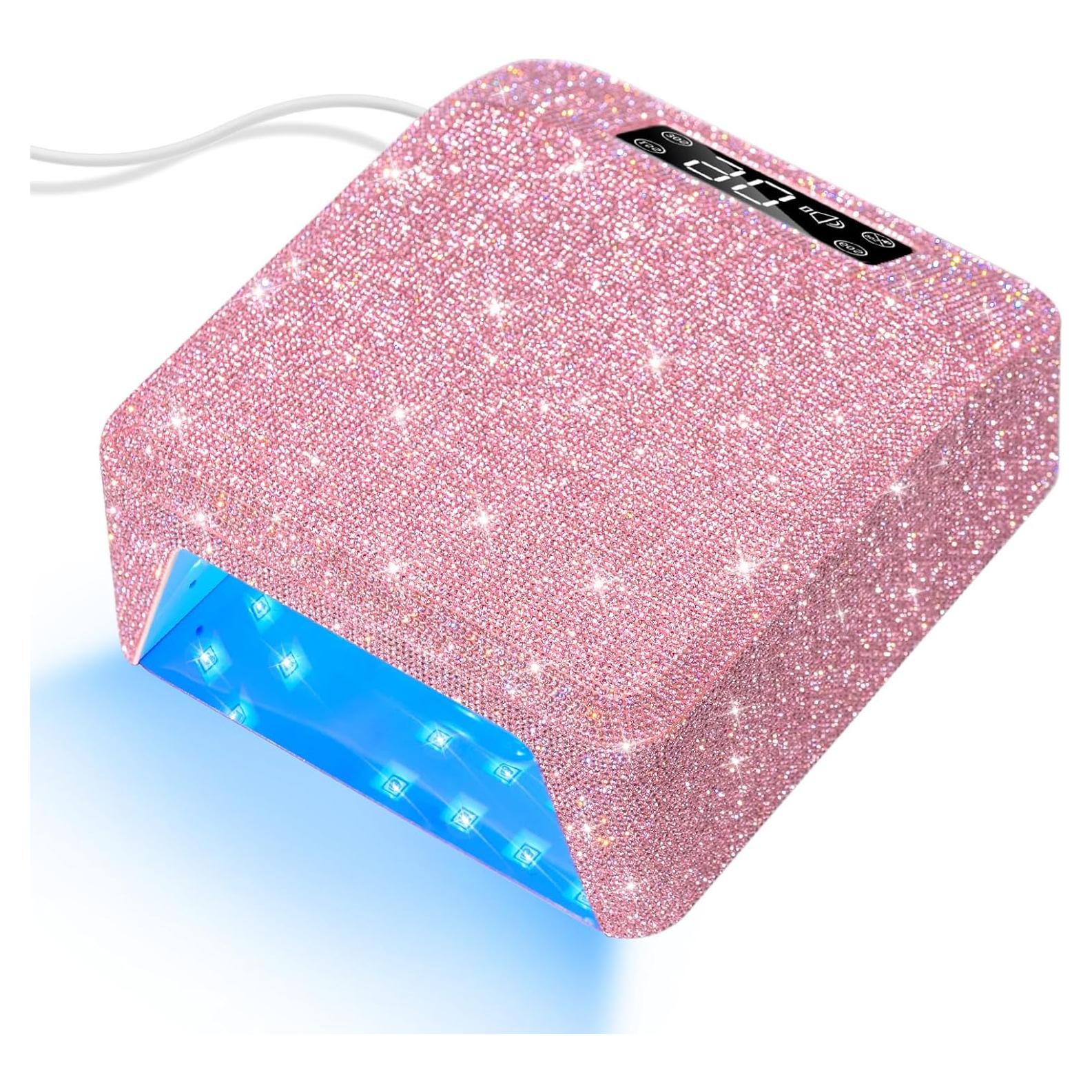 Lámpara UV para Uñas de Gel CHRISTINE SHELLY 96W Rosa