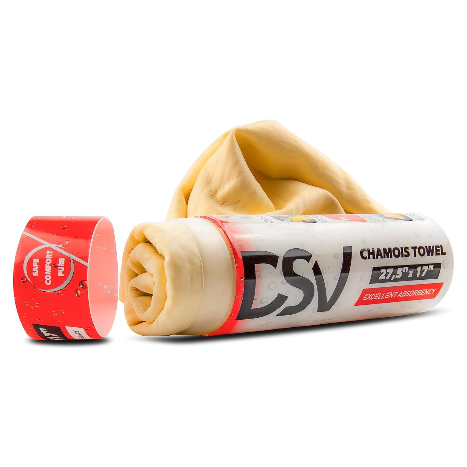 Toalla de Chamois DSV Premium 69.85 x 43.18 cm - Absorbente y Reutilizable