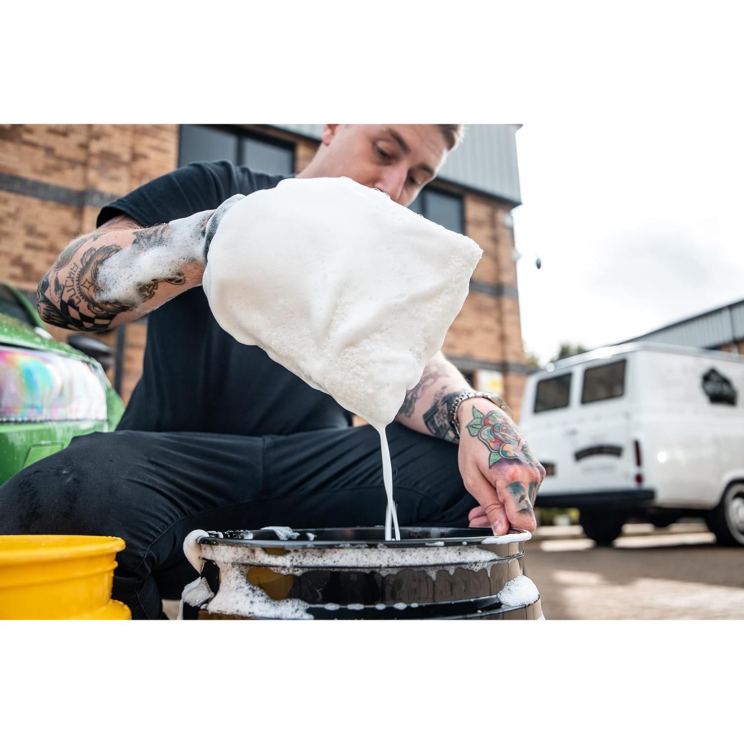 Guante de Lavado de Microfibra Meguiar's X3002, Reutilizable 25x20 cm