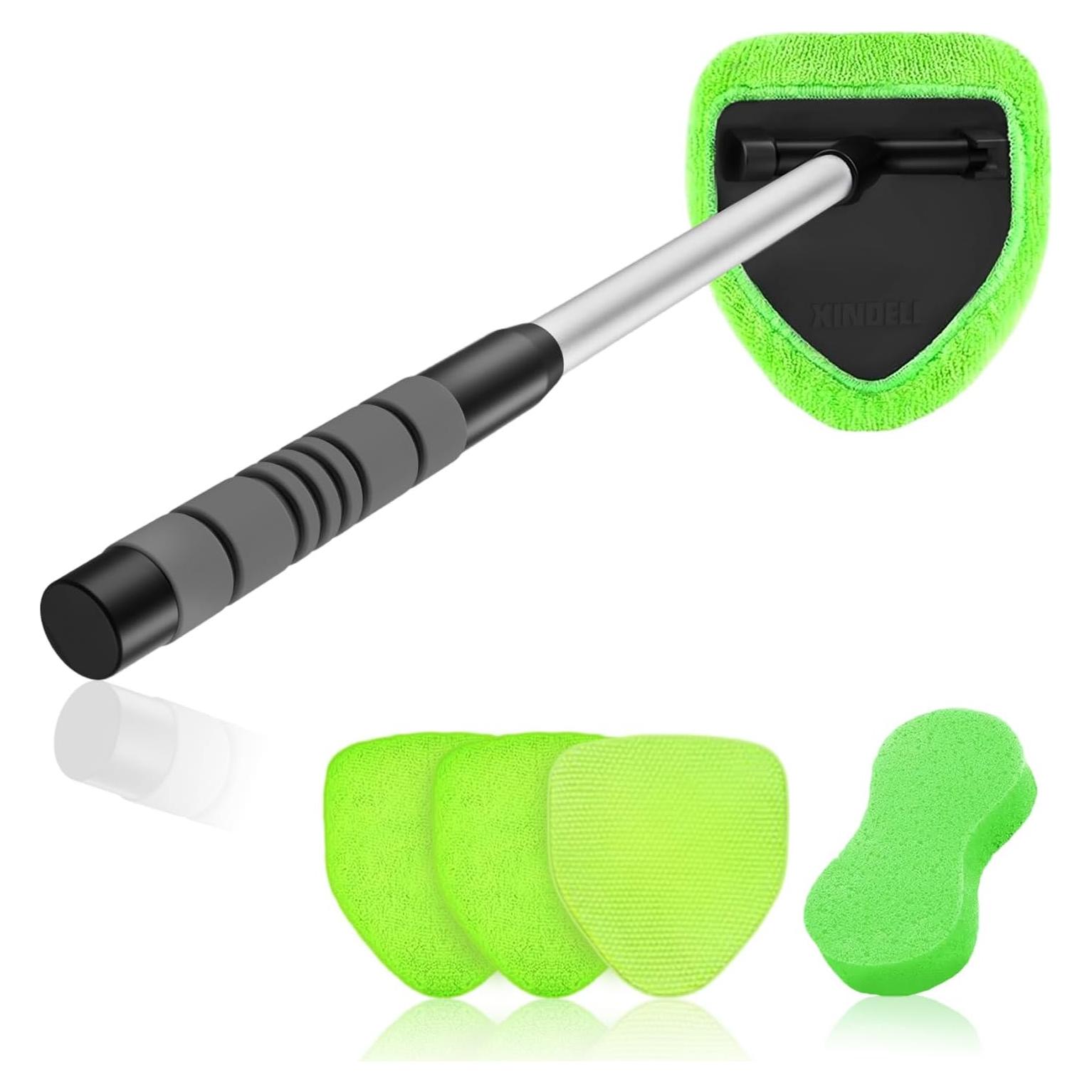 Limpiaparabrisas XINDELL con Mango Extensible y 3 Paños Microfibra