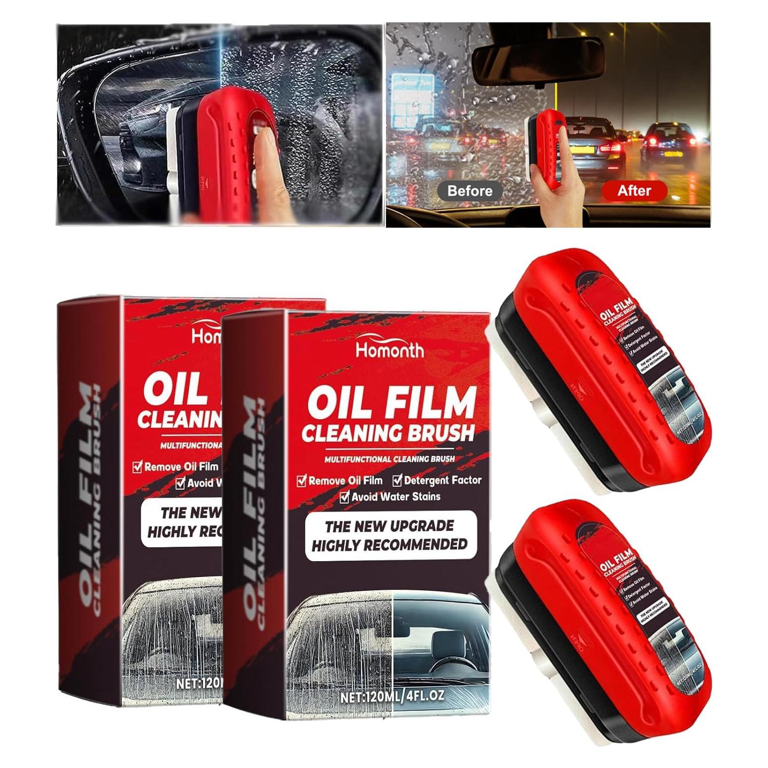 Cepillo de Limpieza de Vidrio Automotriz 2 PCS - Antiniebla 2025