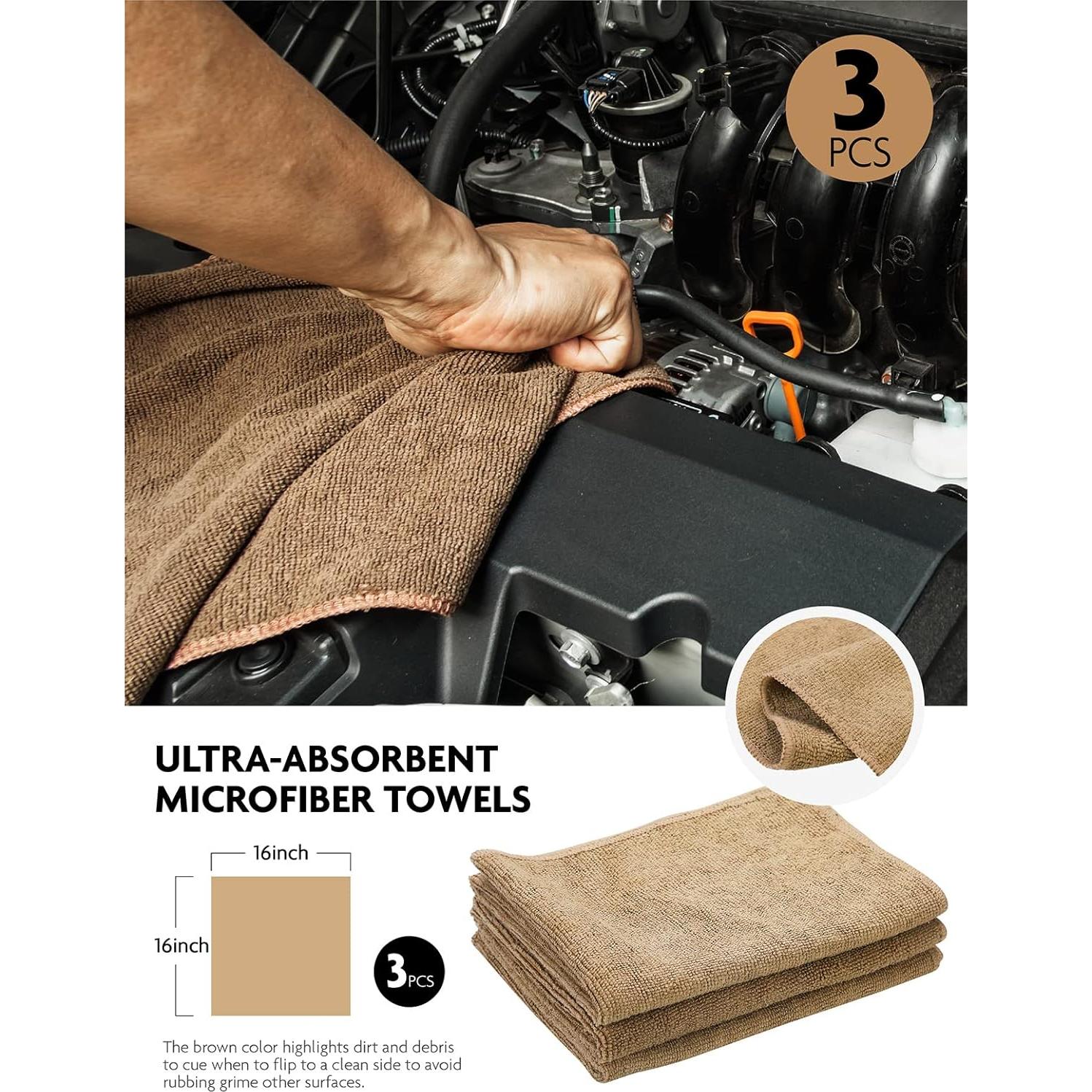 Kit de Detallado de Interior de Automóvil Fantasticlean 9PCS