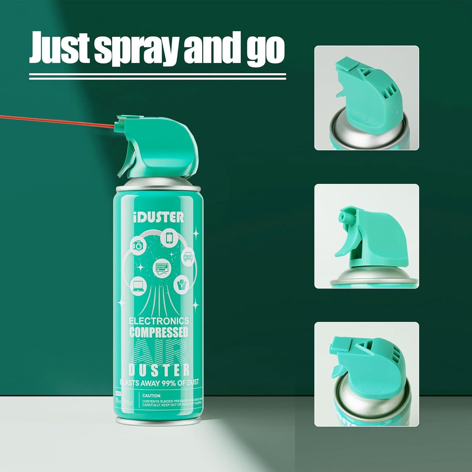 Soplador de Aire Comprimido iDuster 3 Paquetes 0.28 kg