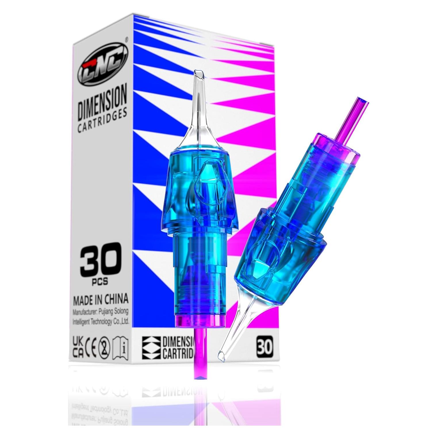 Agujas de Cartucho de Tatuaje CNC 30pcs Variadas Liner 3RL 5RL 7RL