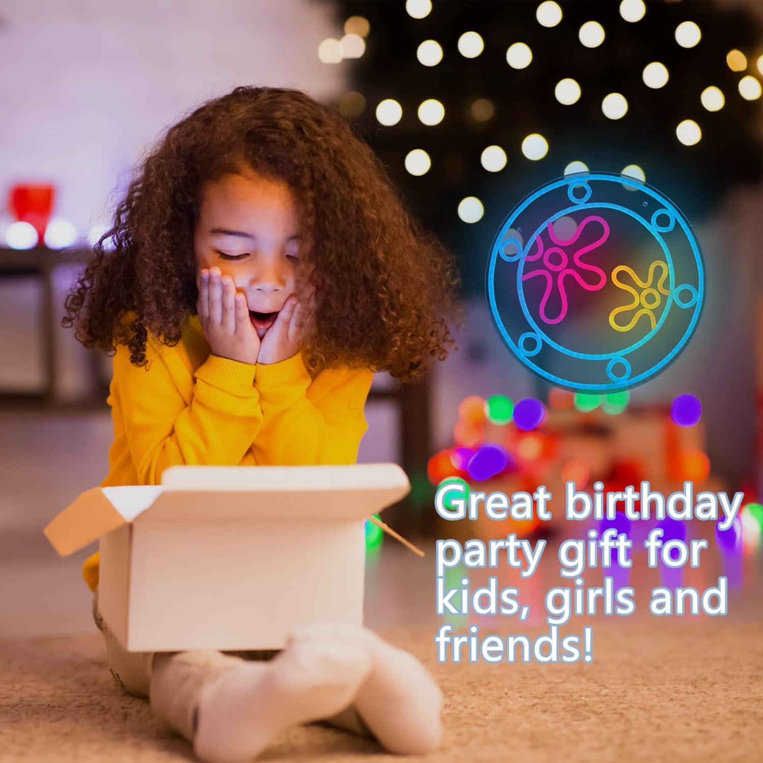 Luz Neon Decorativa Manimo Mundo Oceánico 33.8x33.8cm