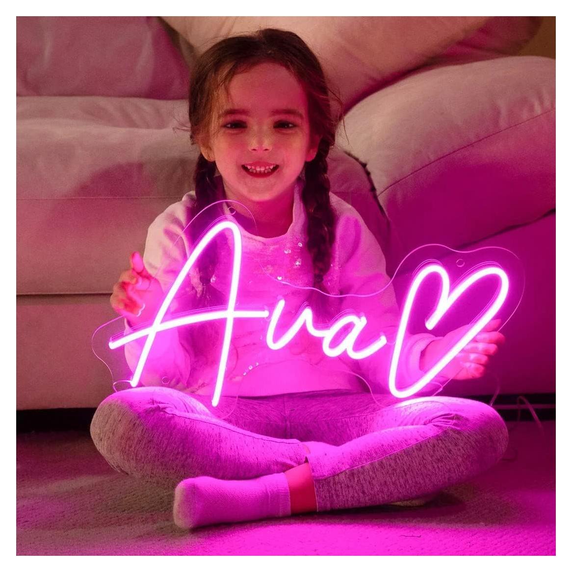 Cartel de Neón Personalizado OBTAIN para Decoración de Pared