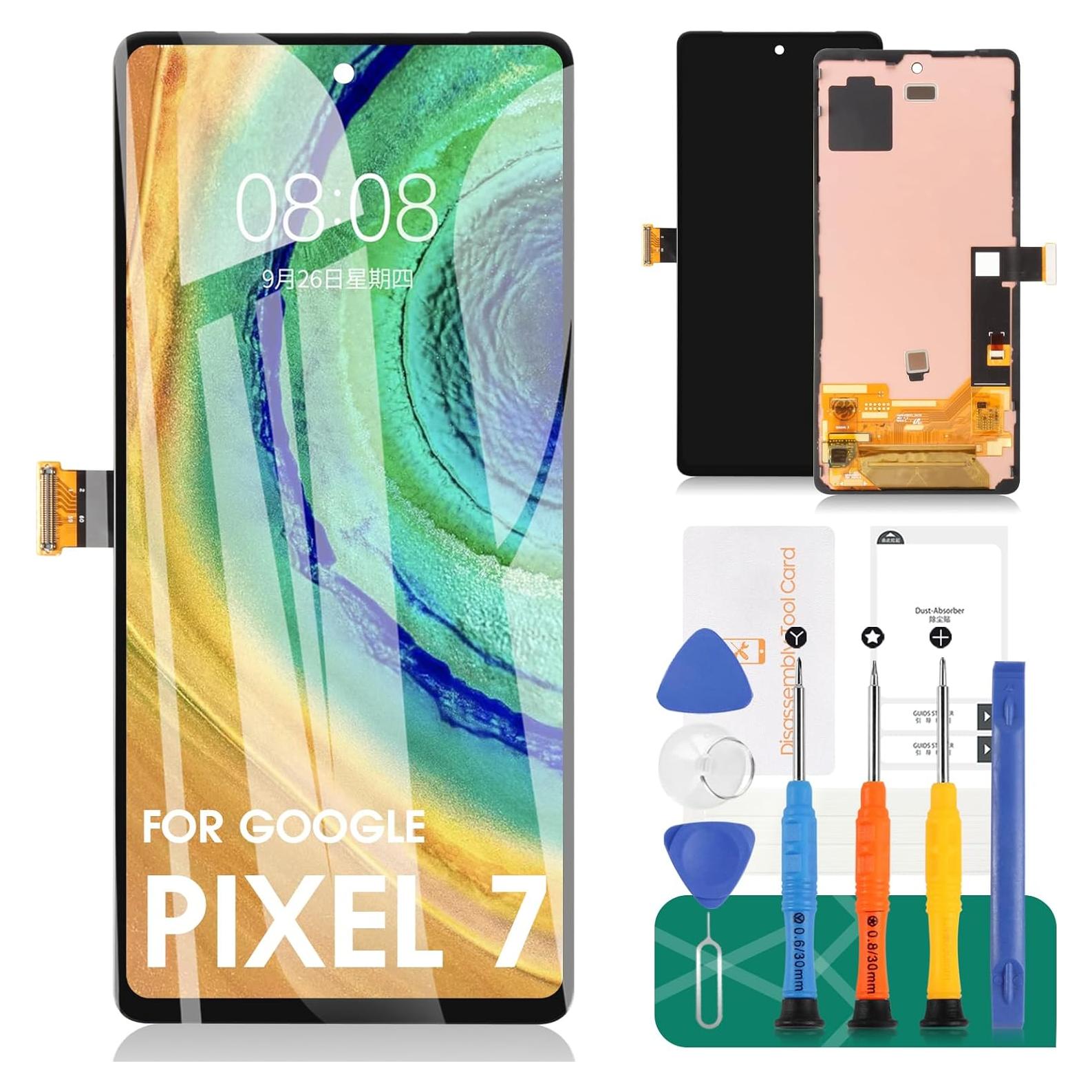 Reemplazo Pantalla Táctil LCD Google Pixel 7 SRJTEK con Marco