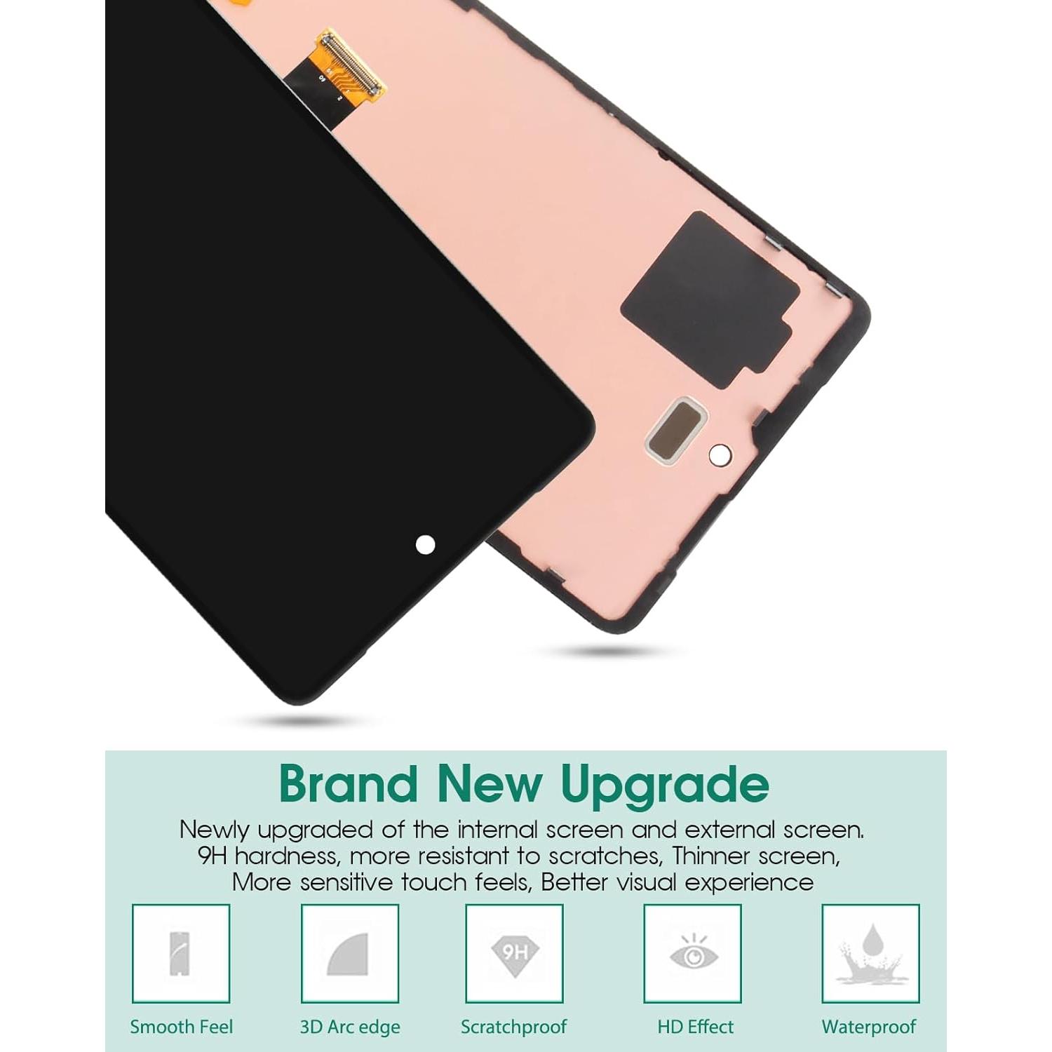 Reemplazo Pantalla Táctil LCD Google Pixel 7 SRJTEK con Marco