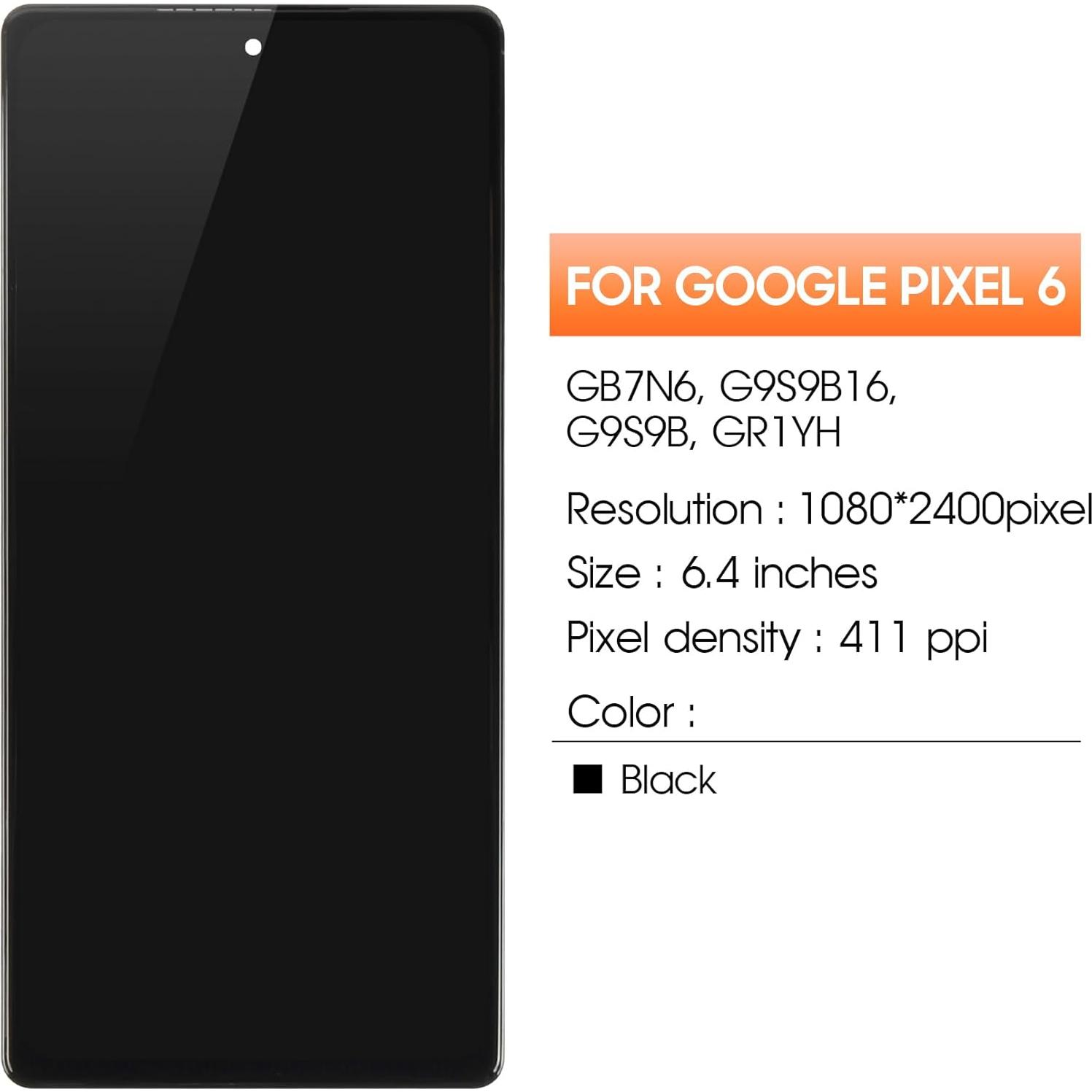 Reemplazo Pantalla OLED Google Pixel 6 6.4" 1080x2400 AGCUT