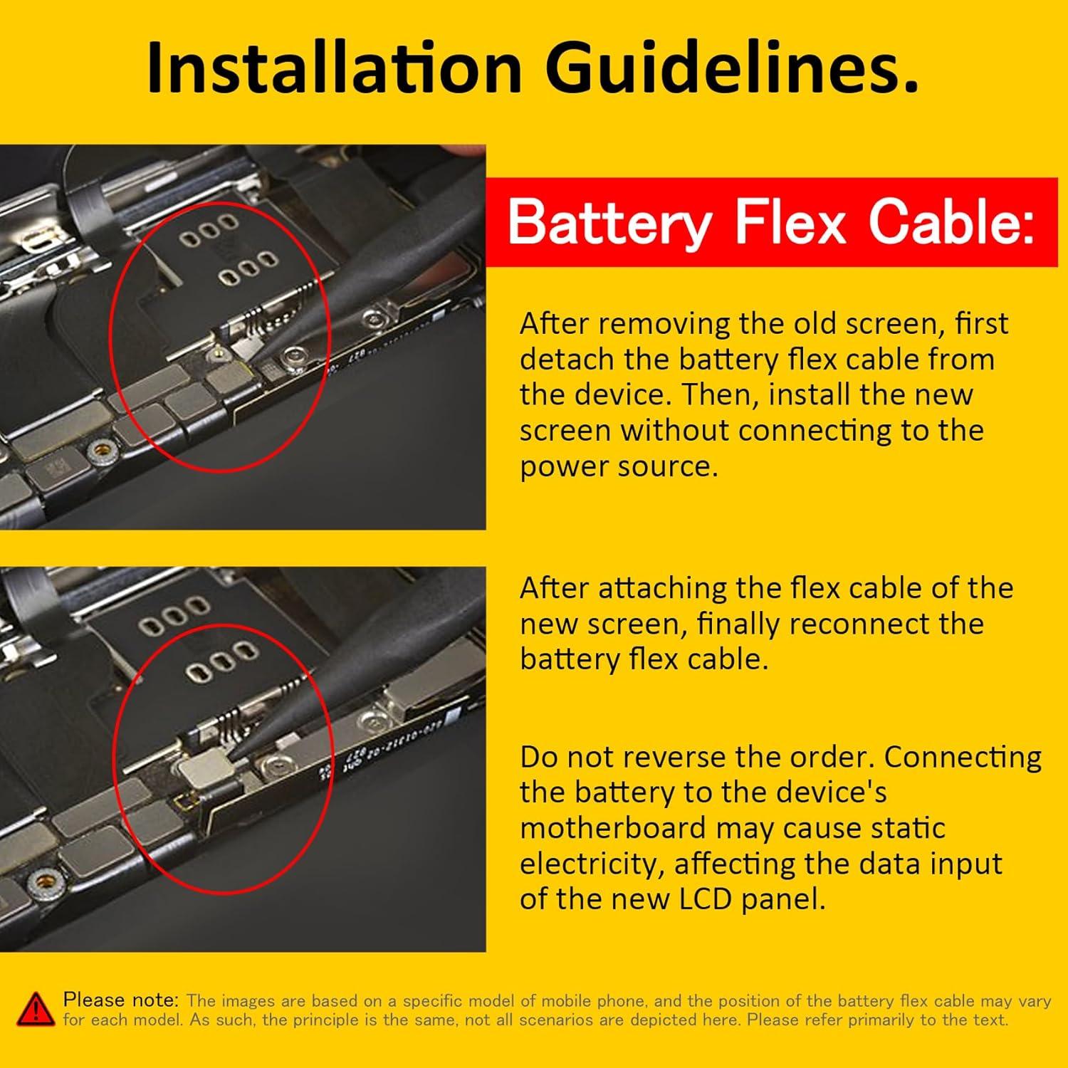 Pantalla OLED 6.7" con Marco Negro para Google Pixel 7 Pro