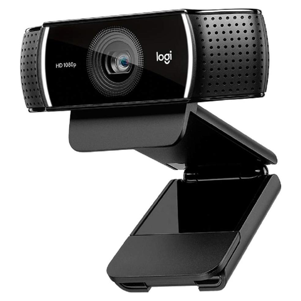 Cámara Web Logitech HD C922 Pro 1080p con Trípode Ajustable