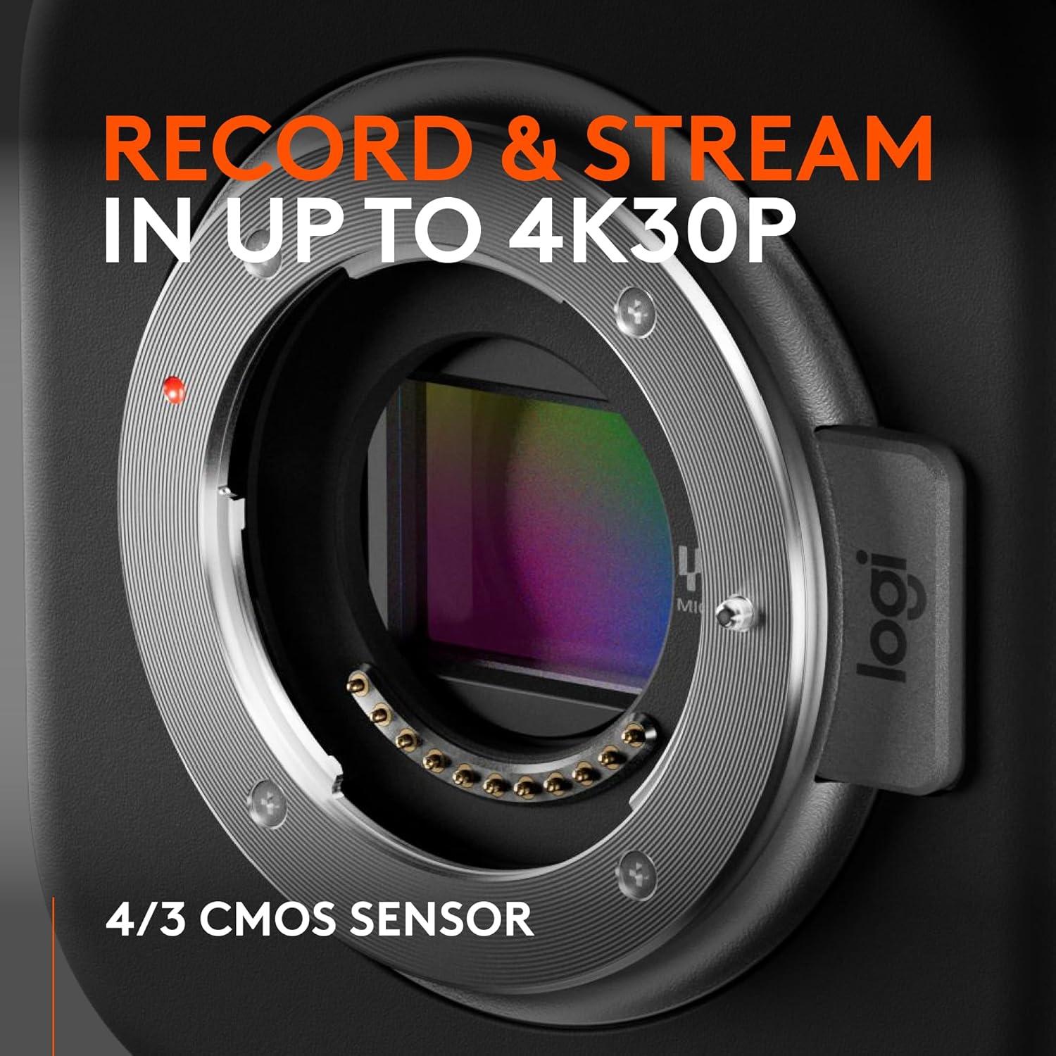 Mevo Core Wireless Live Streaming Camera, 4K Video Camera with Interchangeable Lens, Multicam Ready, Intuitive App Control