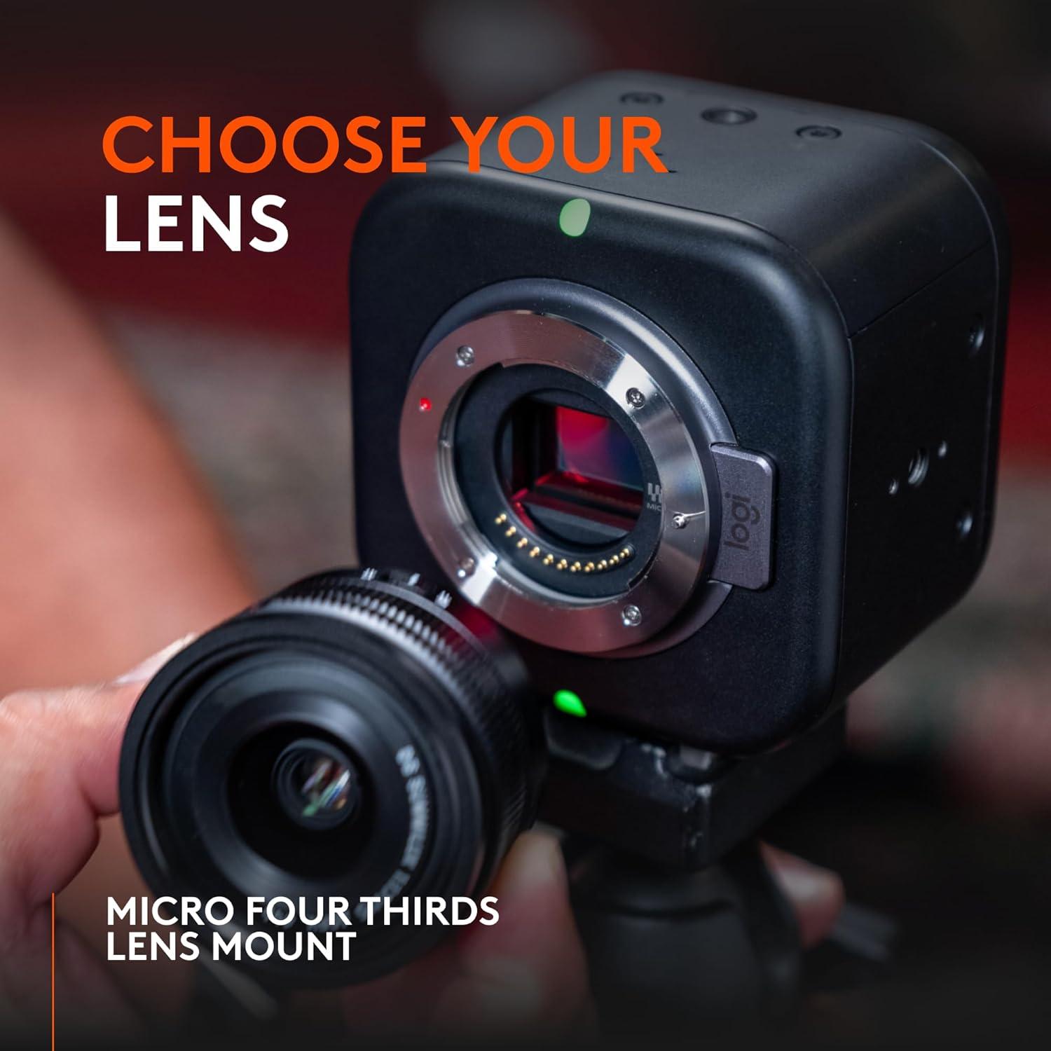 Mevo Core Wireless Live Streaming Camera, 4K Video Camera with Interchangeable Lens, Multicam Ready, Intuitive App Control