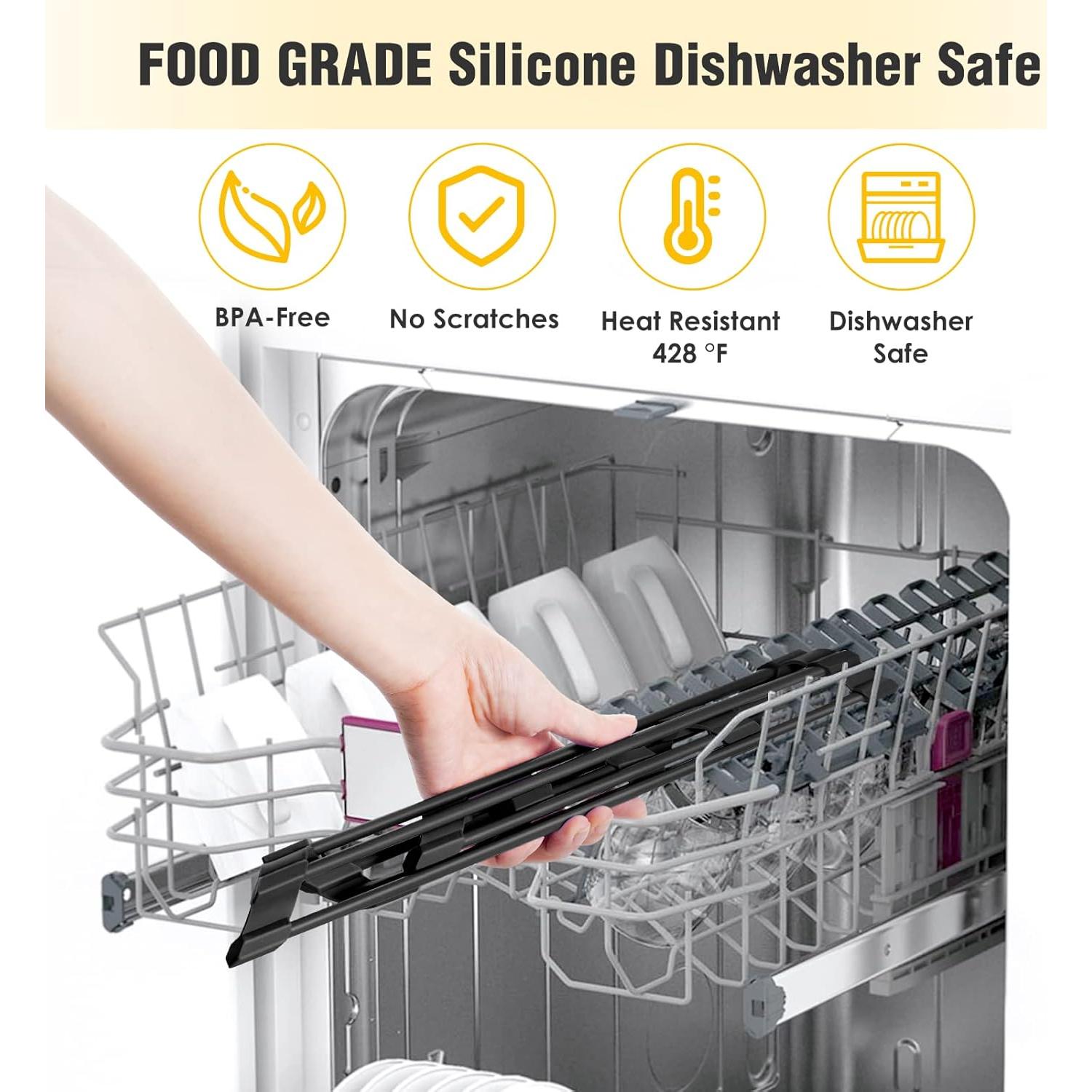 Soporte de Secado de Platos Plegable Tomorotec Negro 40.6x16cm