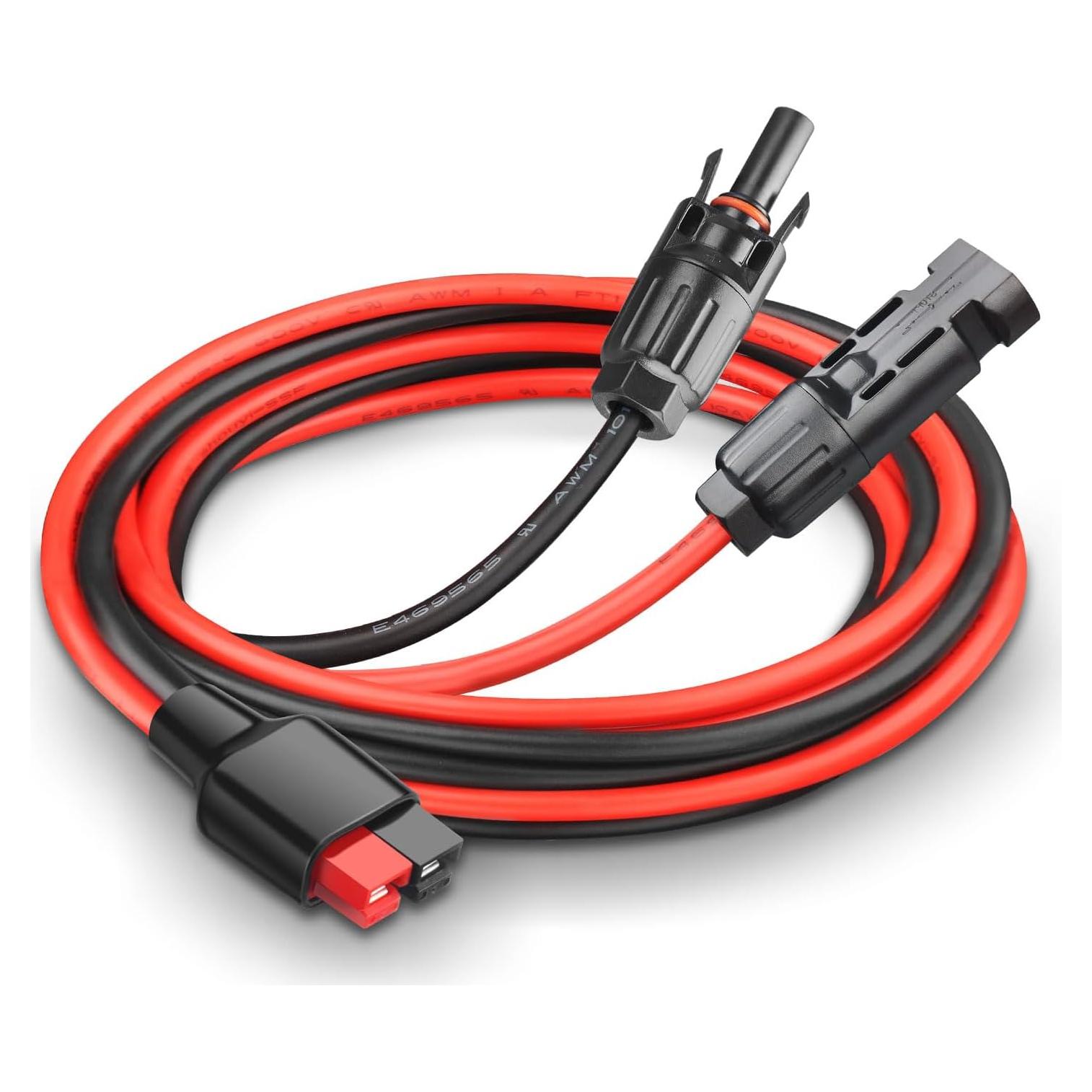Cable Solar 10AWG Anderson 182,88 cm para Generadores