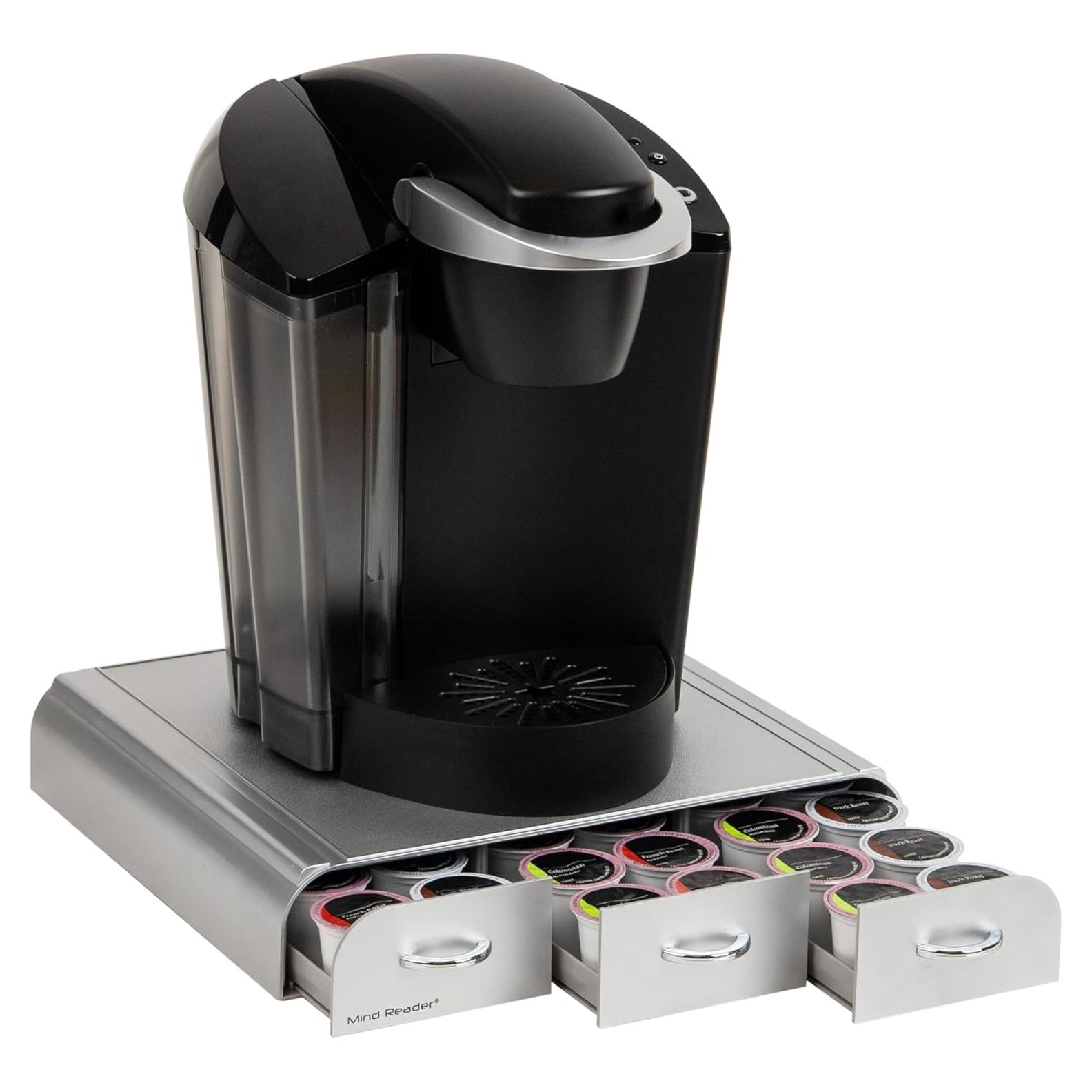 Organizador de Cápsulas de Café Mind Reader 36 Cápsulas Plata