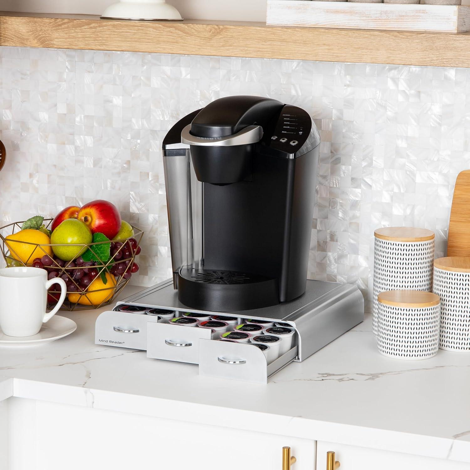 Organizador de Cápsulas de Café Mind Reader 36 Cápsulas Plata