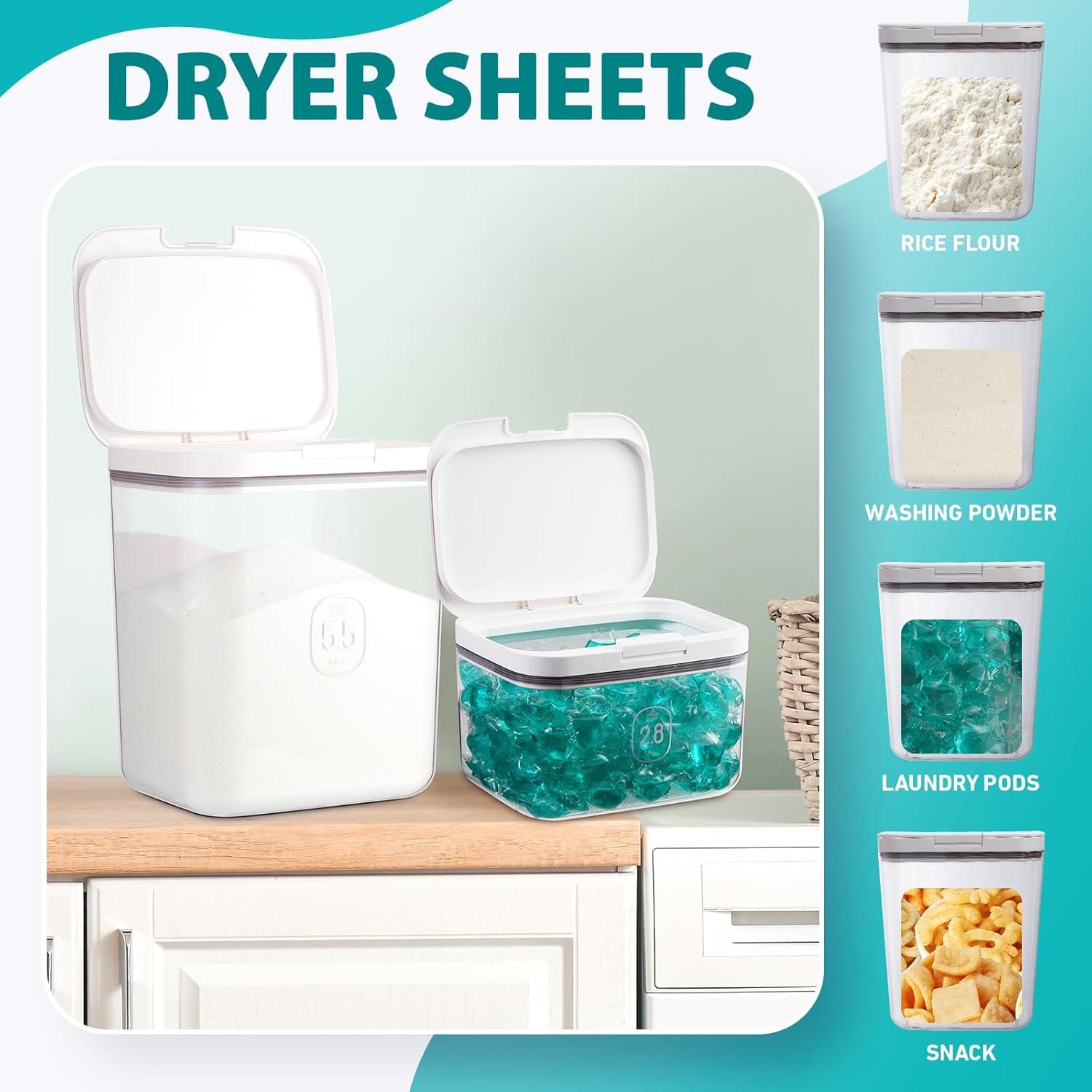 Contenedor de Polvo de Lavandería FACULX 8.3L Hermético