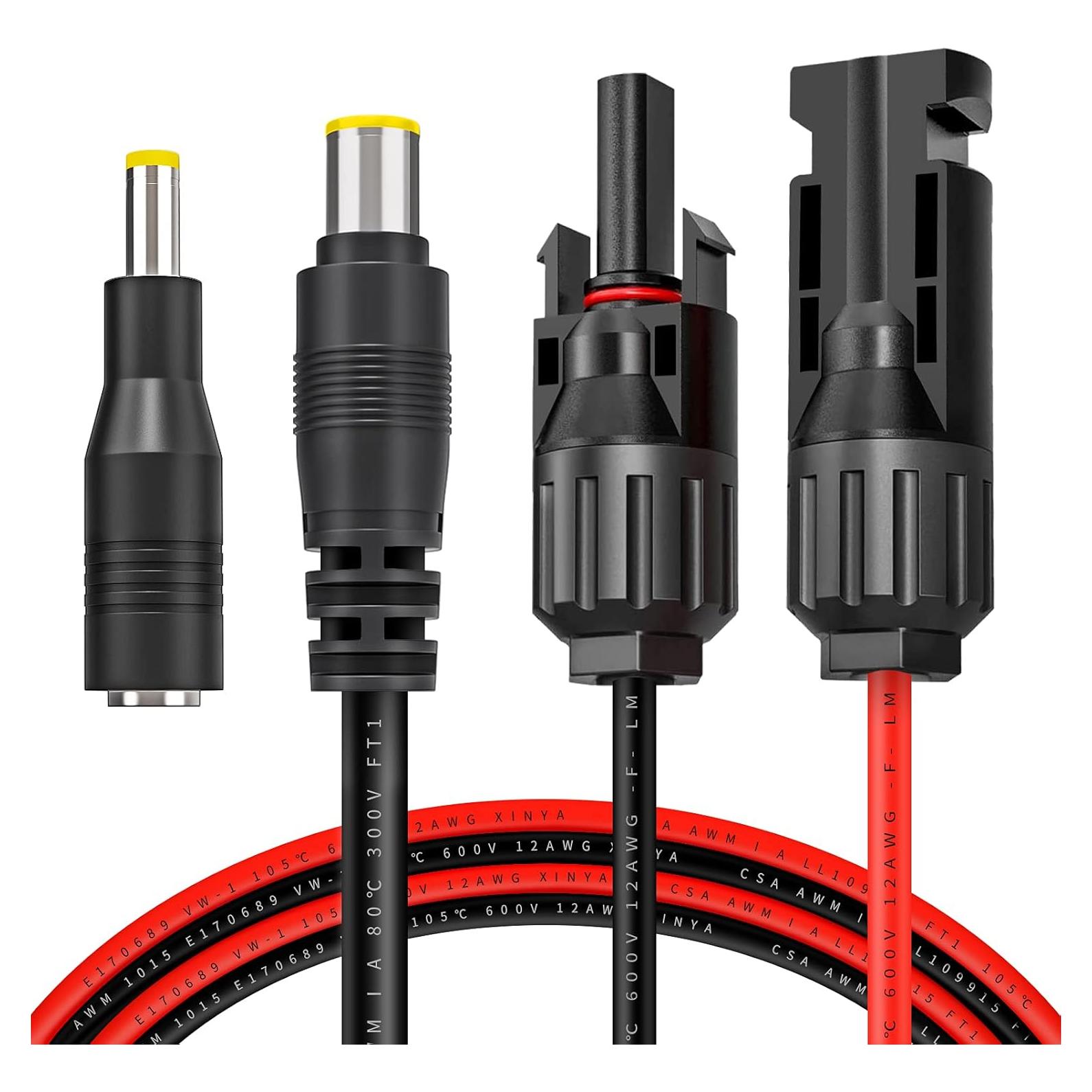 Cable Adaptador Solar ELECTOP DC 8mm 1.8M 14AWG para Generadores