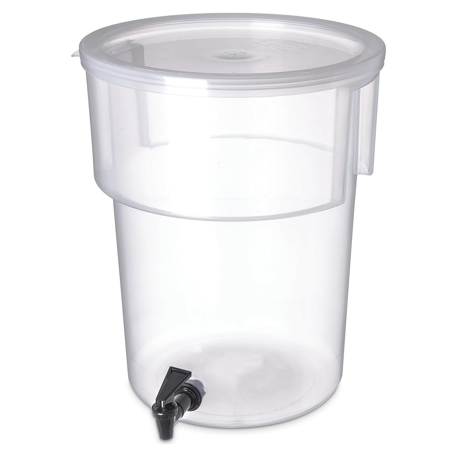 Dispensador de Bebidas Redondo Carlisle 19L con Grifo Transparente