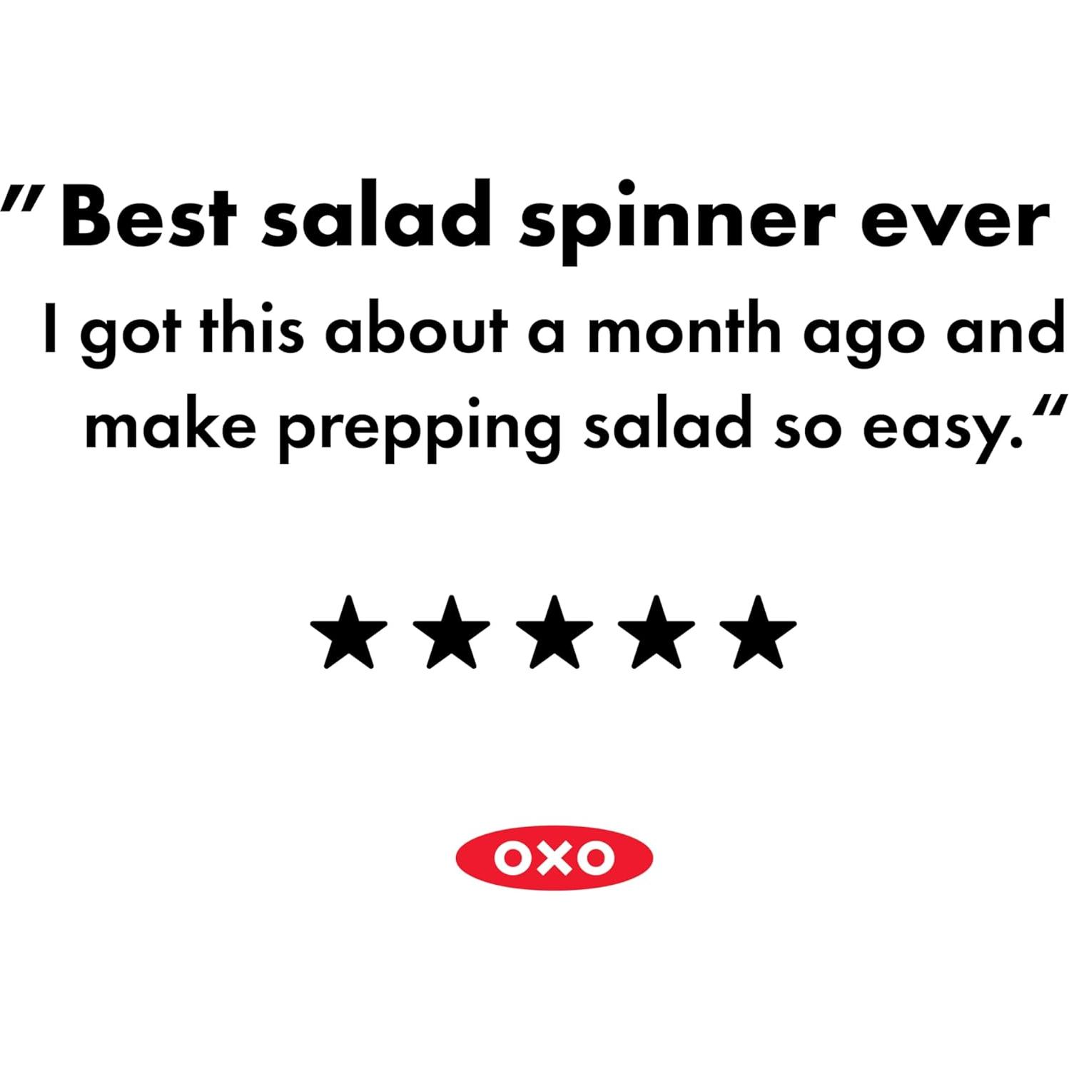 Centrifugadora de Ensaladas OXO Good Grips 5.88L Antideslizante