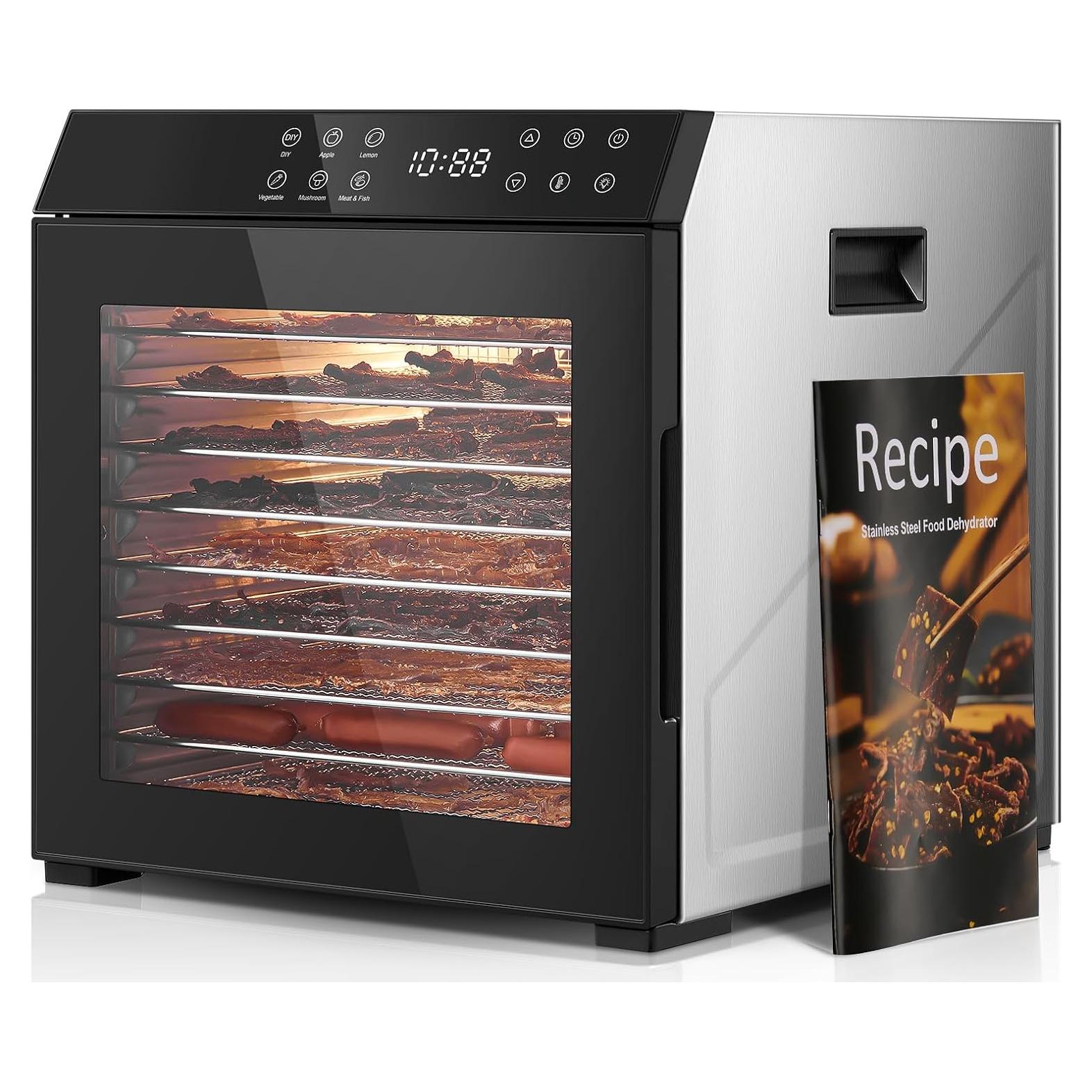 Deshidratador de Alimentos FOHERE FD-1017 1000W 10 Bandejas