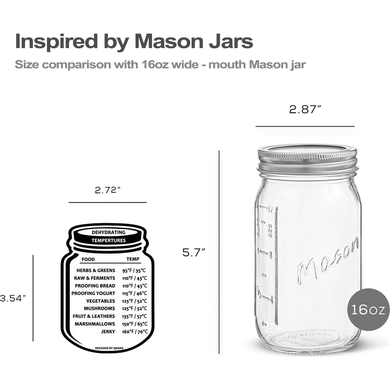 Dehydrator Temperature Guide Refrigerator Magnet Quick Reference Dehydrating Temperature Magnetic Cheat Sheet 2 Packs