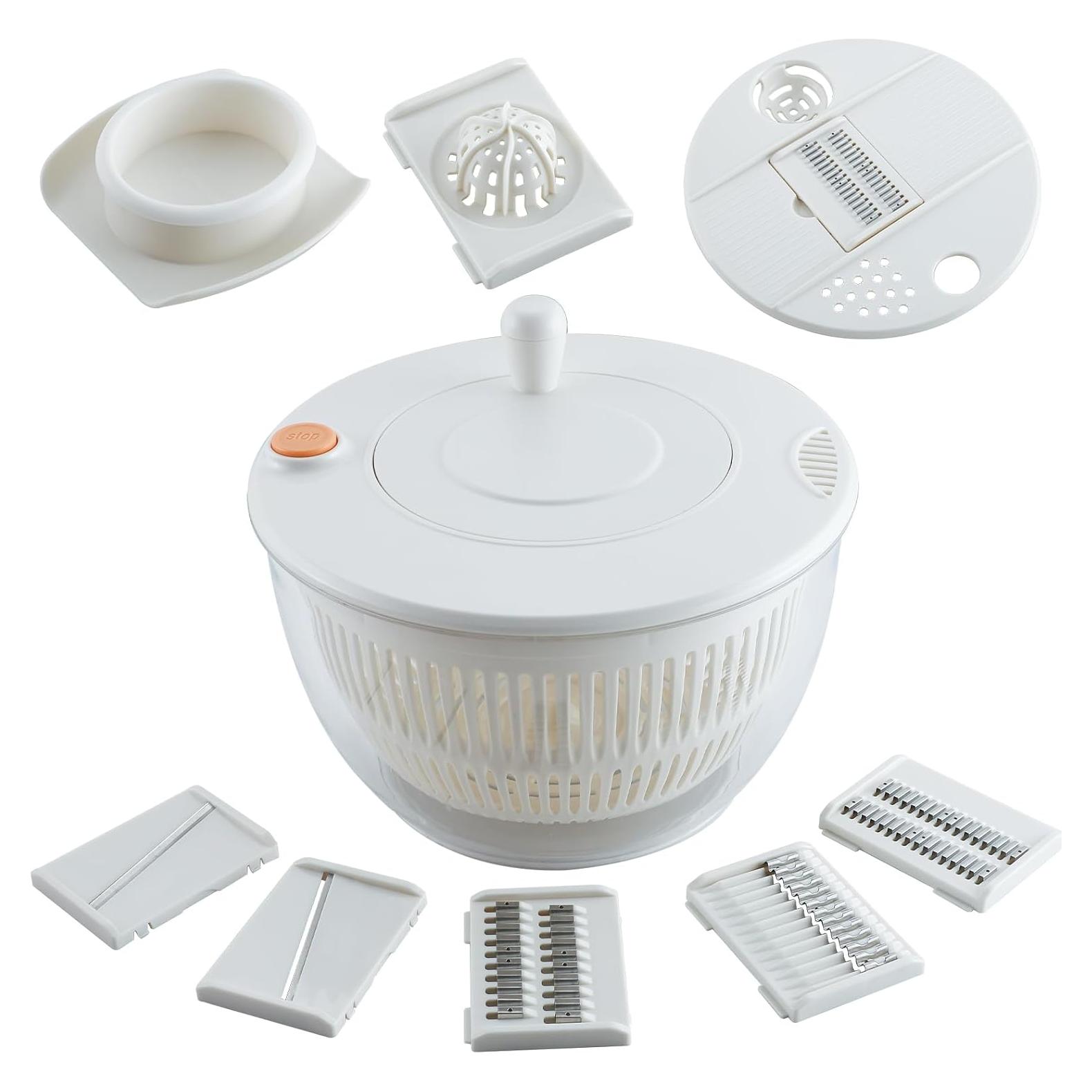 Centrifugador de Ensaladas Sayihexihe 5.3QT Multifuncional