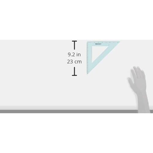 Regla Triangular Westcott KT-85 20.32 cm Acrílico Transparente