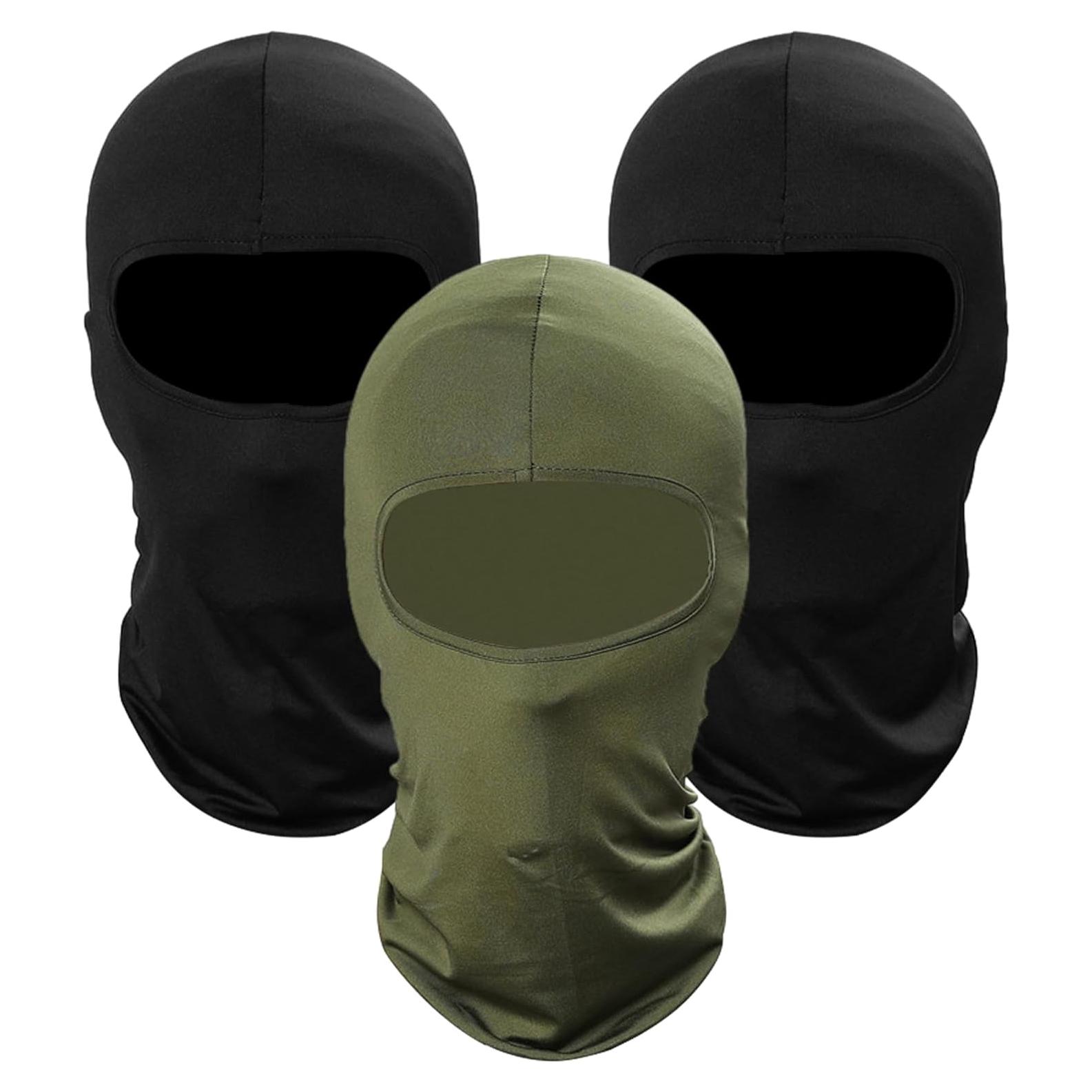 Máscara Balaclava Pukavt 3 Paquetes UV para Esquí y Ciclismo