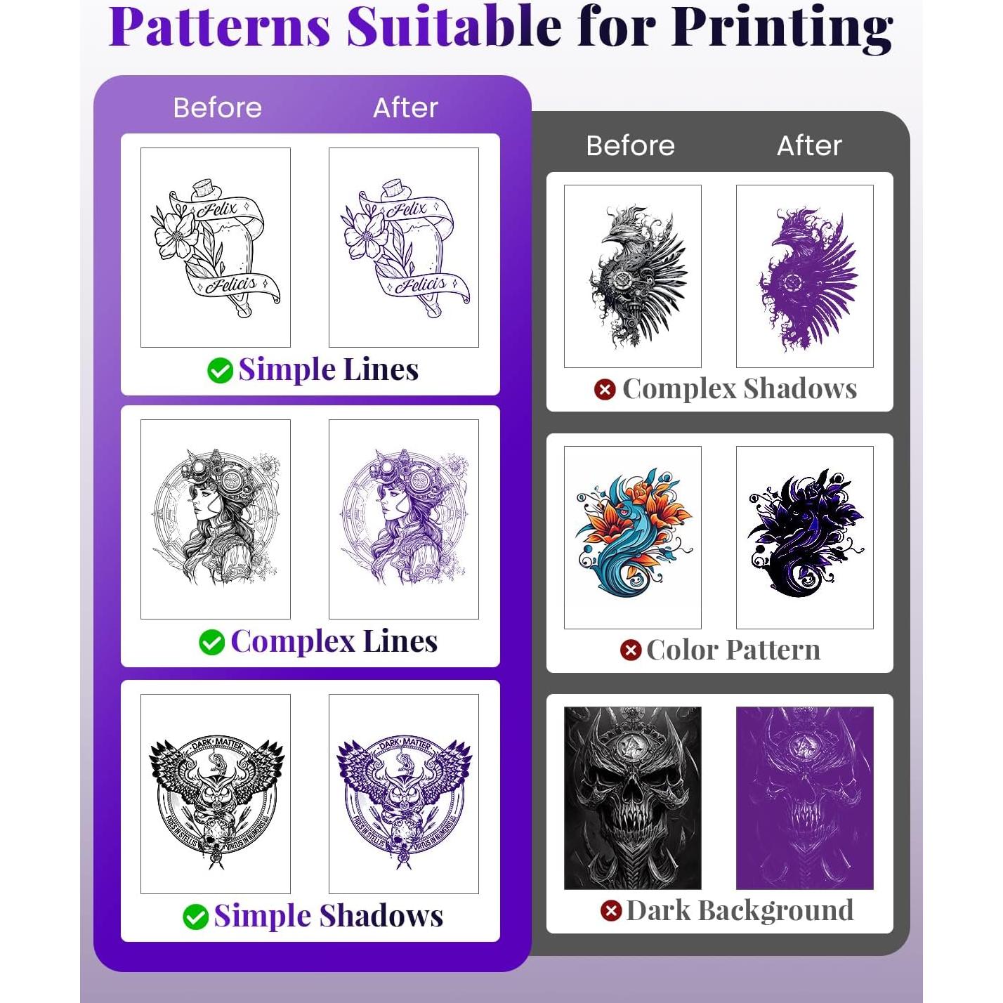 Impresora de Plantillas de Tatuaje Phomemo M08F Inalámbrica