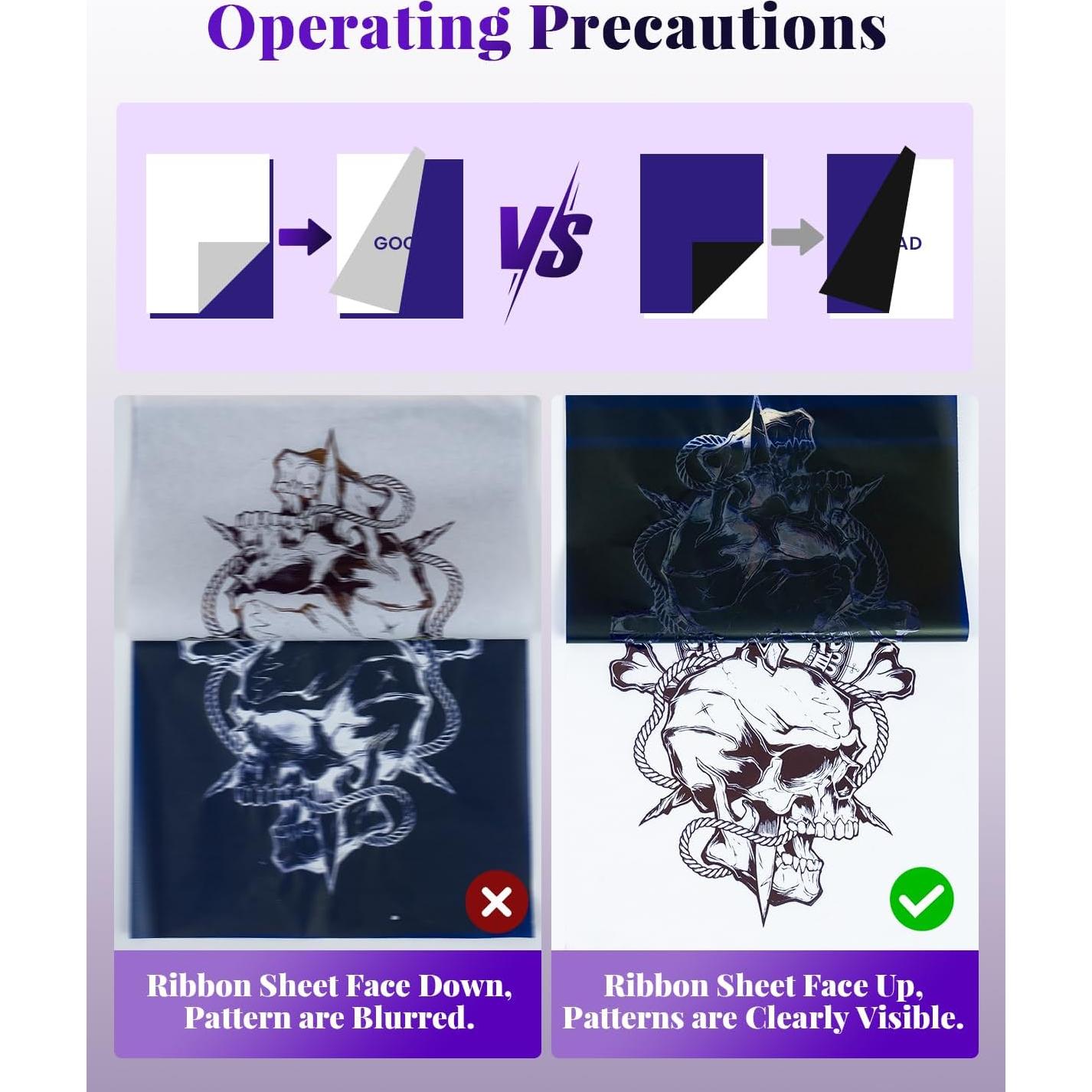 Impresora de Plantillas de Tatuaje Phomemo M08F Inalámbrica