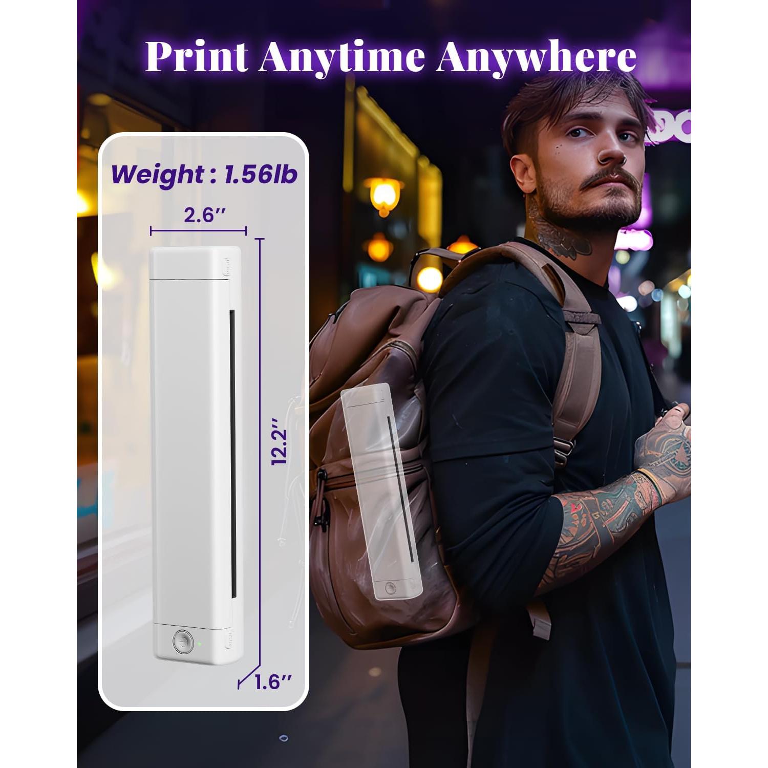 Impresora de Plantillas de Tatuaje Phomemo M08F Inalámbrica