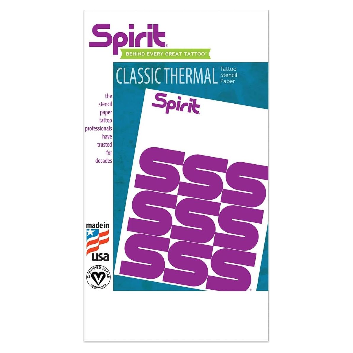 Papel de Transferencia Térmica Spirit Classic 100 Hojas 21.6x35.6cm