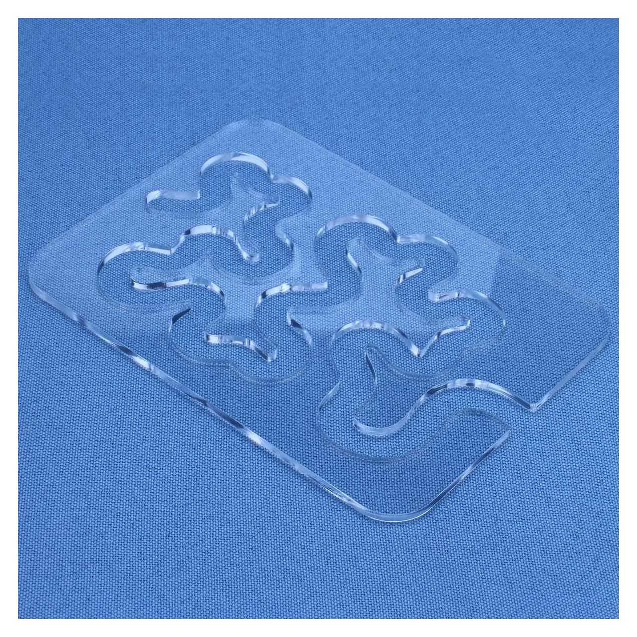 Plantillas de Acolchado CYCHIRV 4mm para Coser a Mano Libre