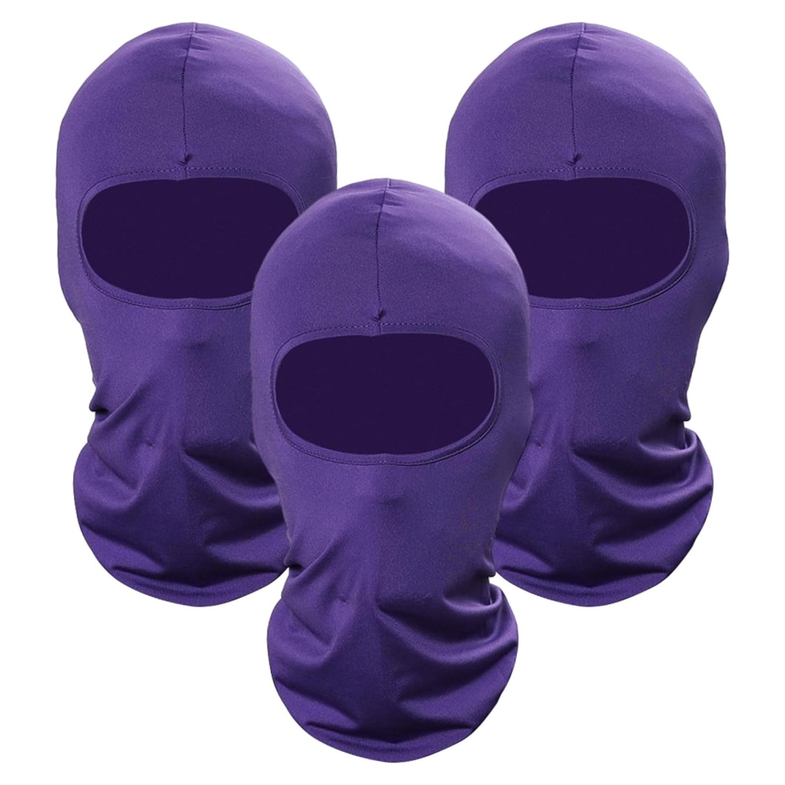 Máscara Balaclava Pukavt 3 Paquetes UV para Esquí y Ciclismo