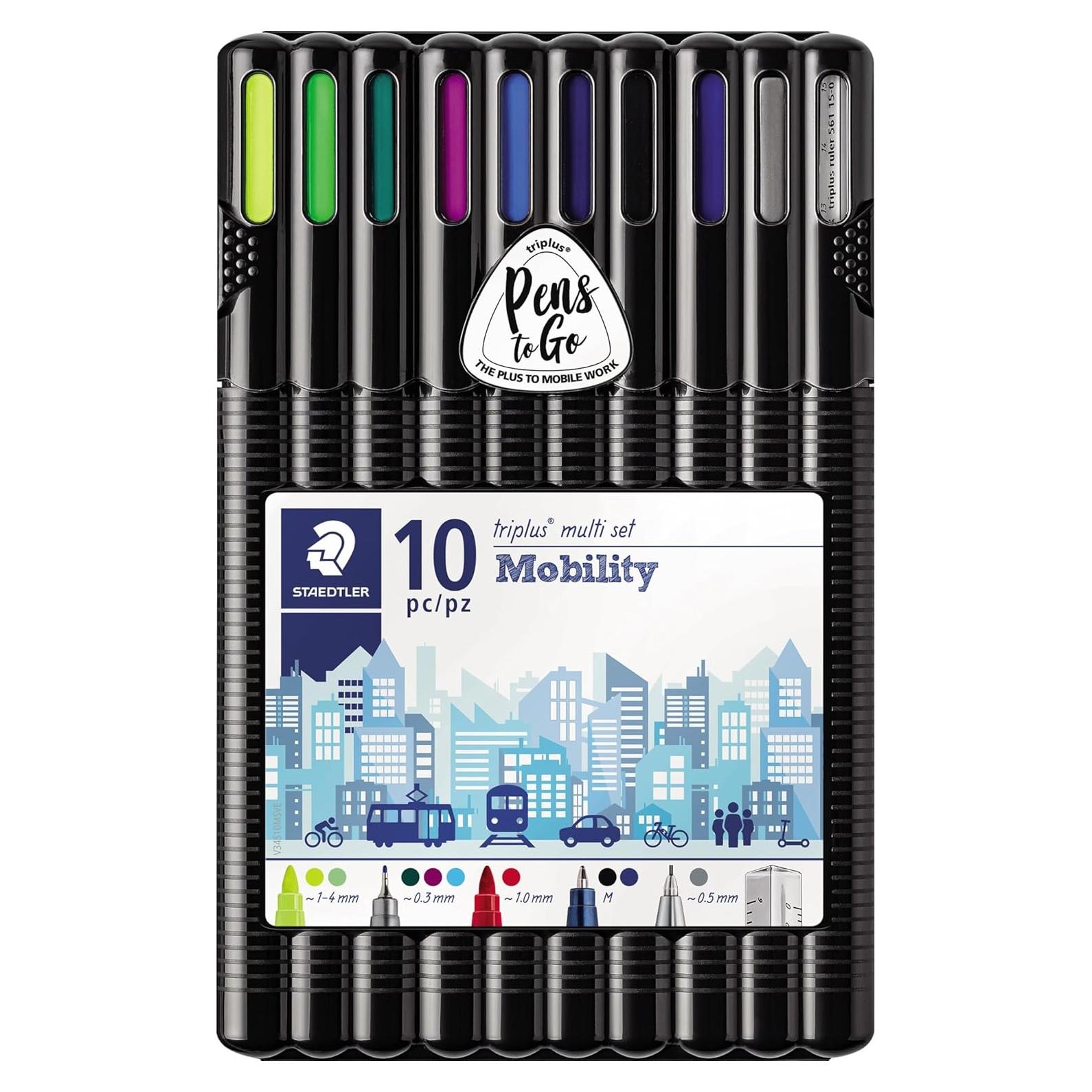 Set de Movilidad Triplus 34 SB10MS Staedtler - 10 Piezas